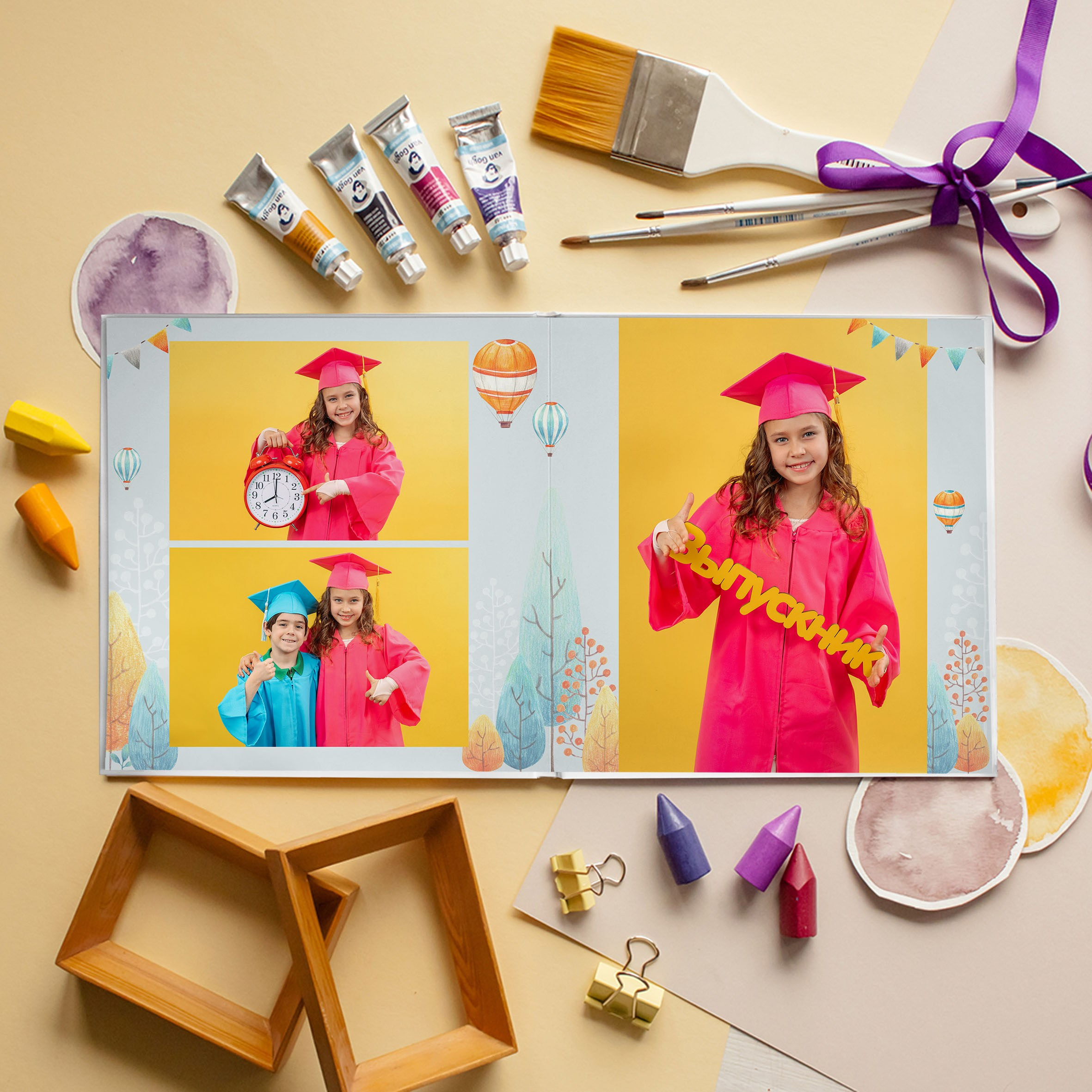 Выпускной альбом PLUS для детского сада. REPEYBOOK | Выпускные альбомы для детского сада и класса