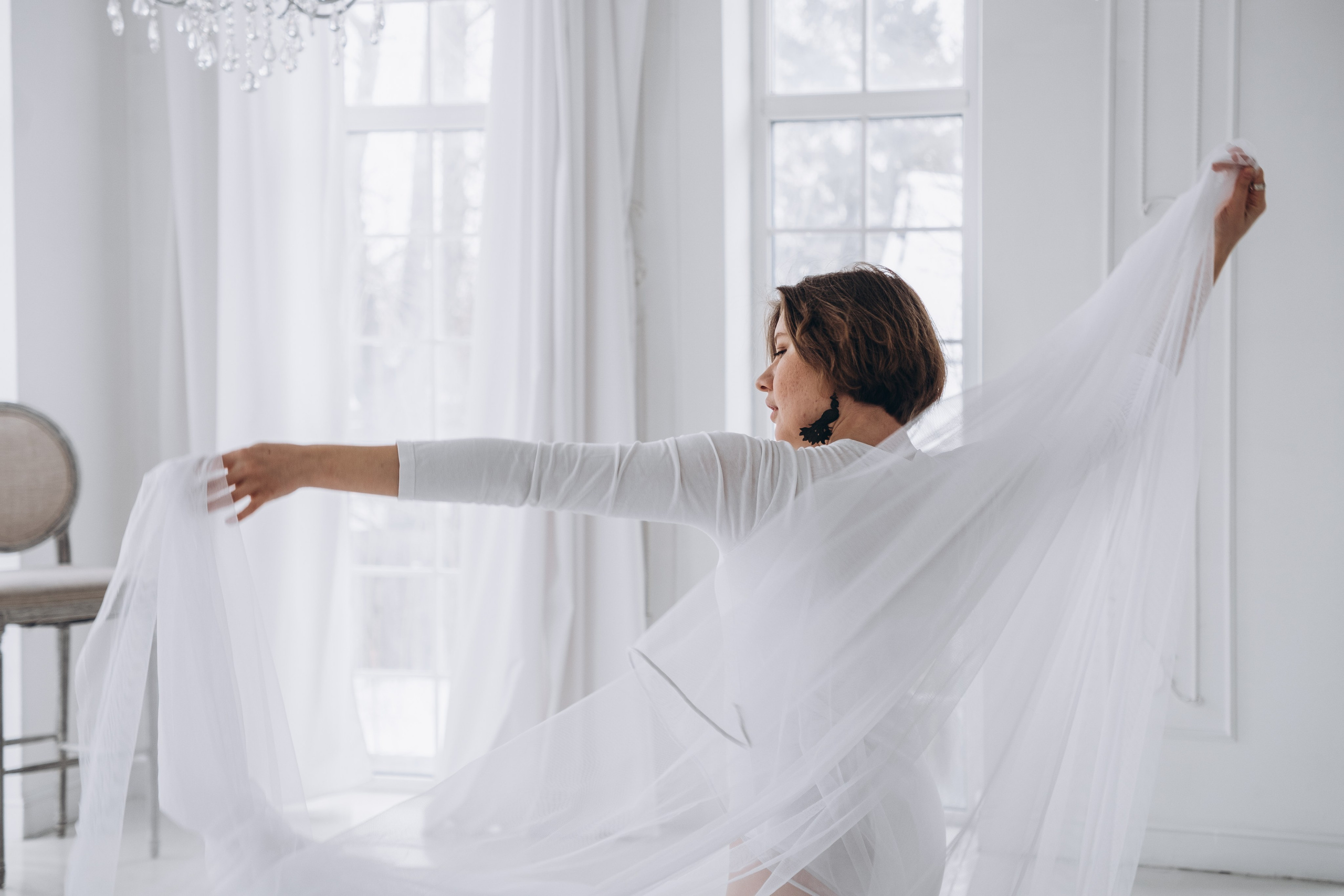 Воздушная с тканями. Фотограф в Иркутске Анна Мирошникова