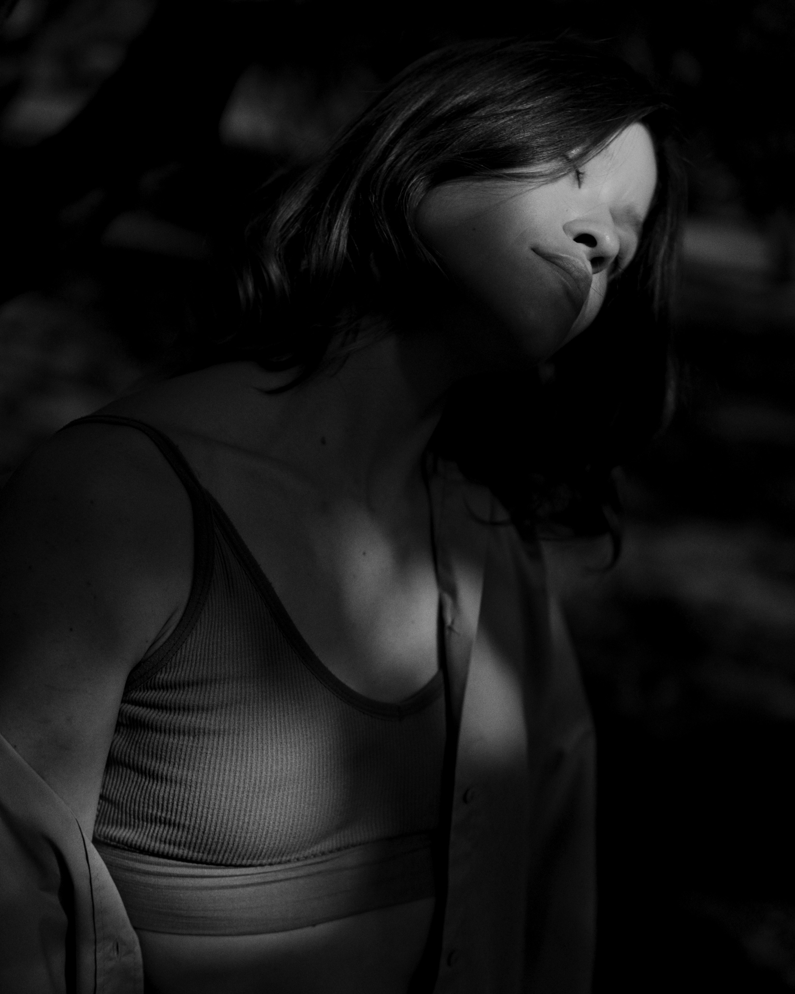 Dancing in the shade of trees