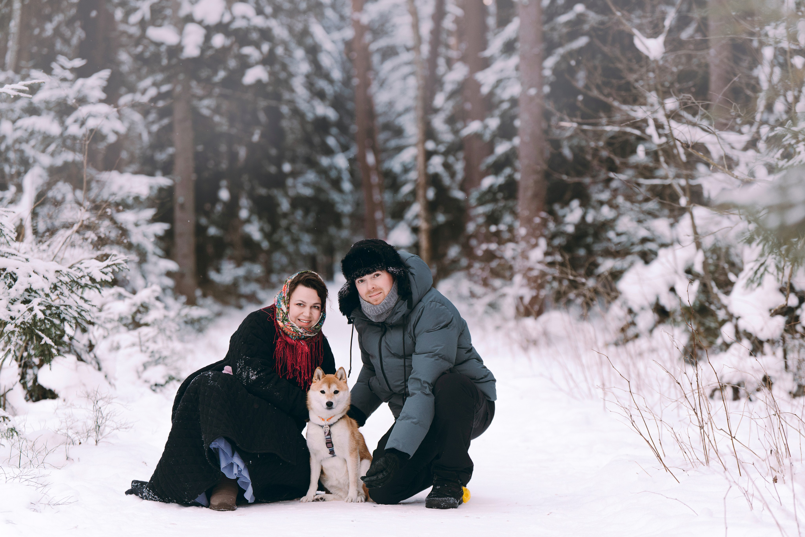 Каори, Анна и Антон. Фотограф анималист в Спб недорого Олеся Майорова