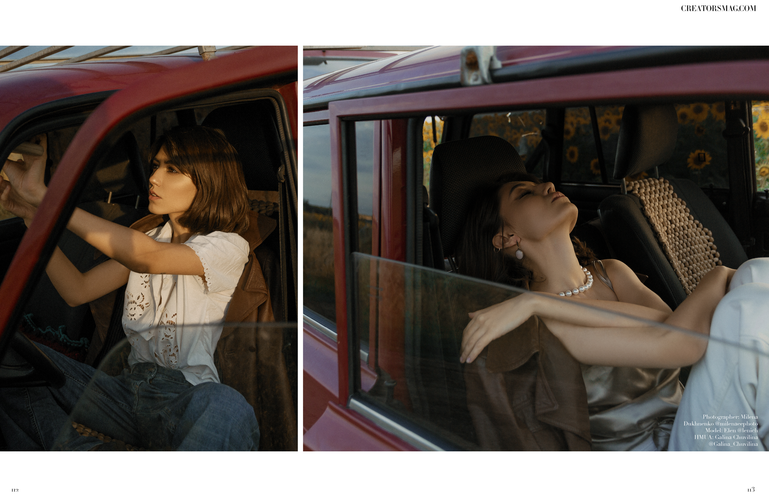 Cover and publications. Фотограф, преподаватель и ретушер Милена Духненко