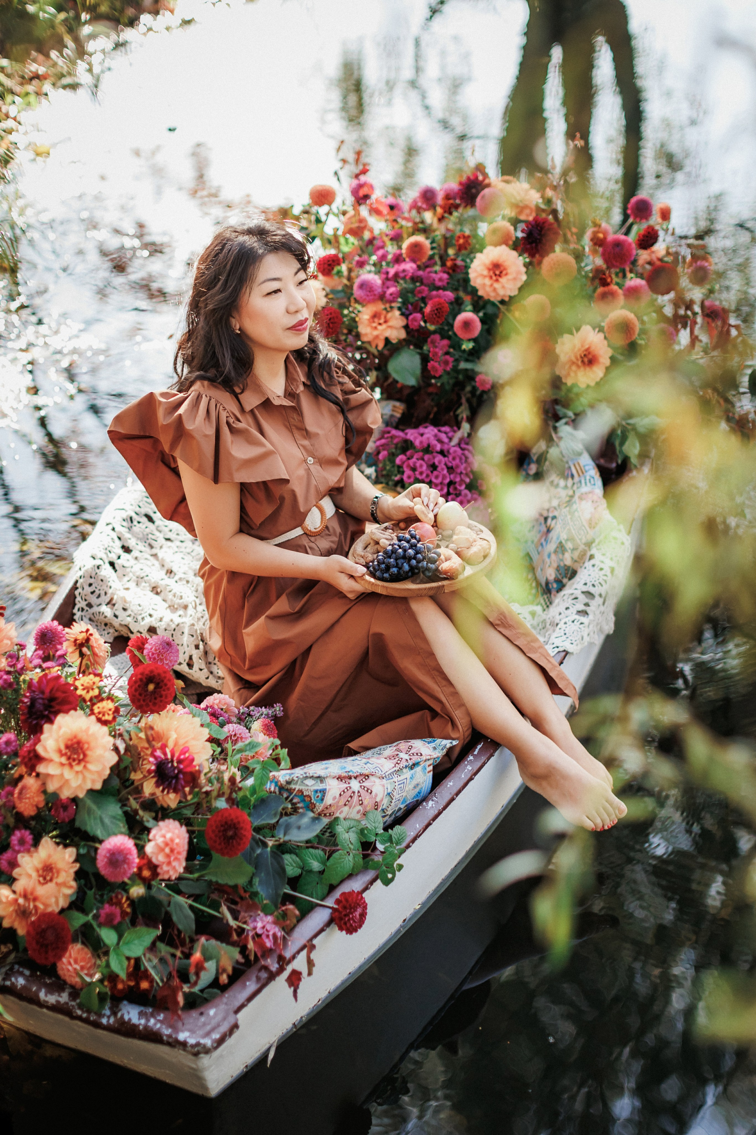 Фотопроект «Лодка в цветах». Свадебный, семейный и детский фотограф в городе Партизанск, Находка