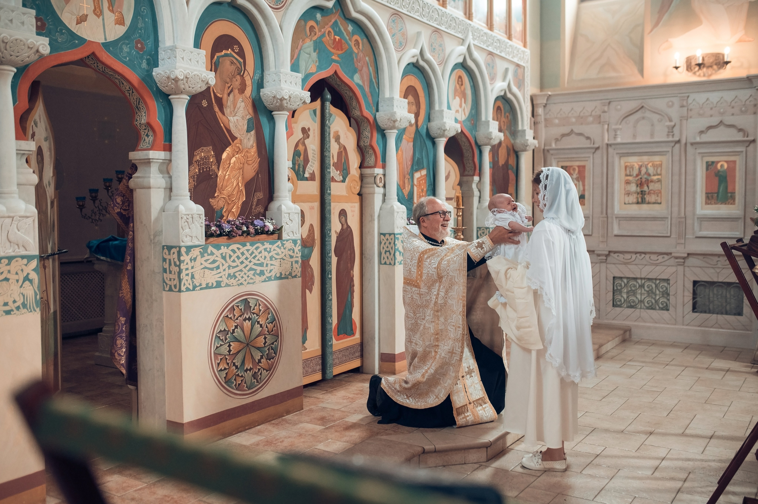 Таинство Крещения Церковь иконы Божией матери Всецарица. Семейный фотограф Олеся Батурина Рязань