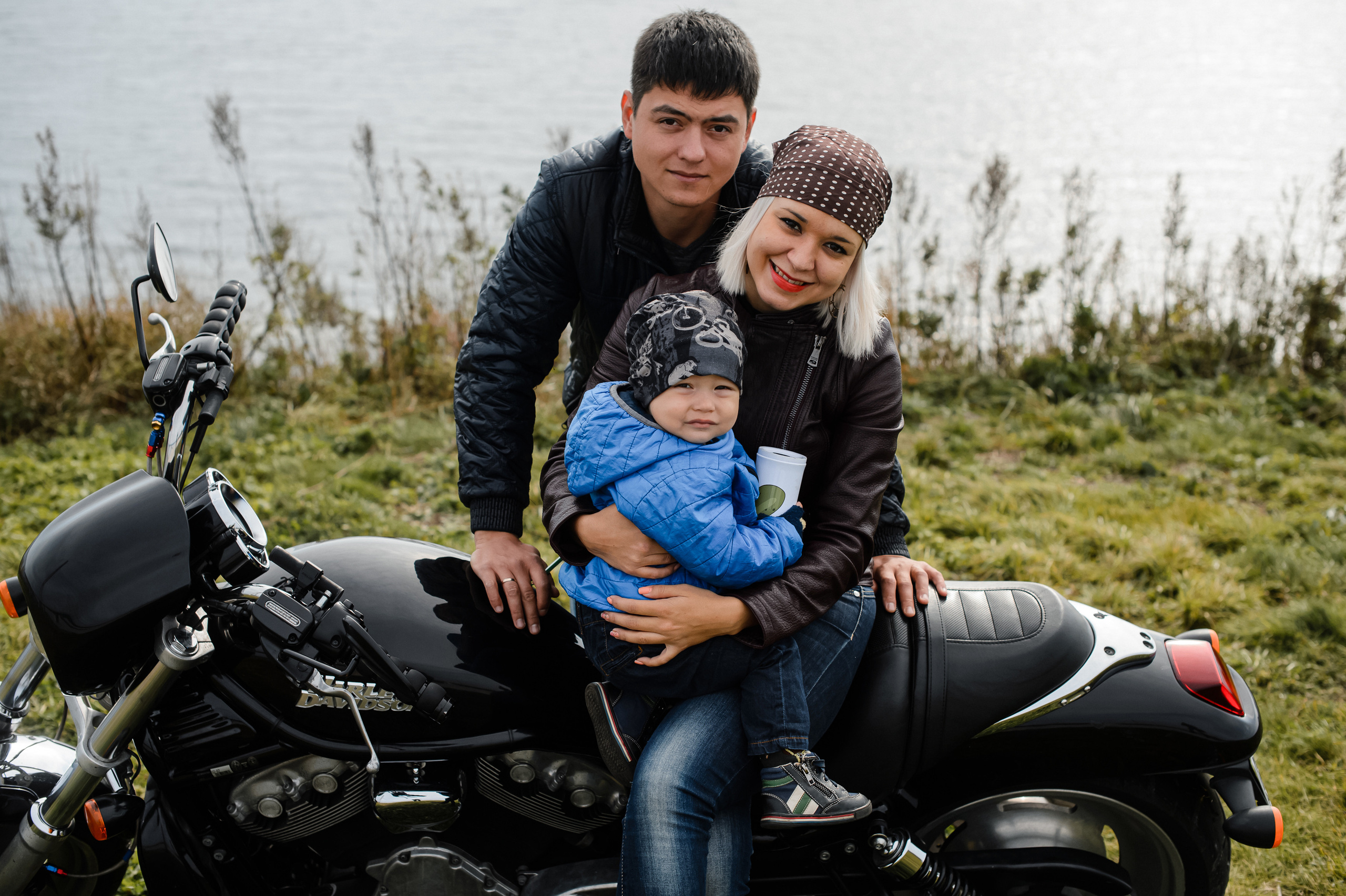 Харлей и семья вещи совместимые. Фотограф Владивосток. Игорь Кирсанов