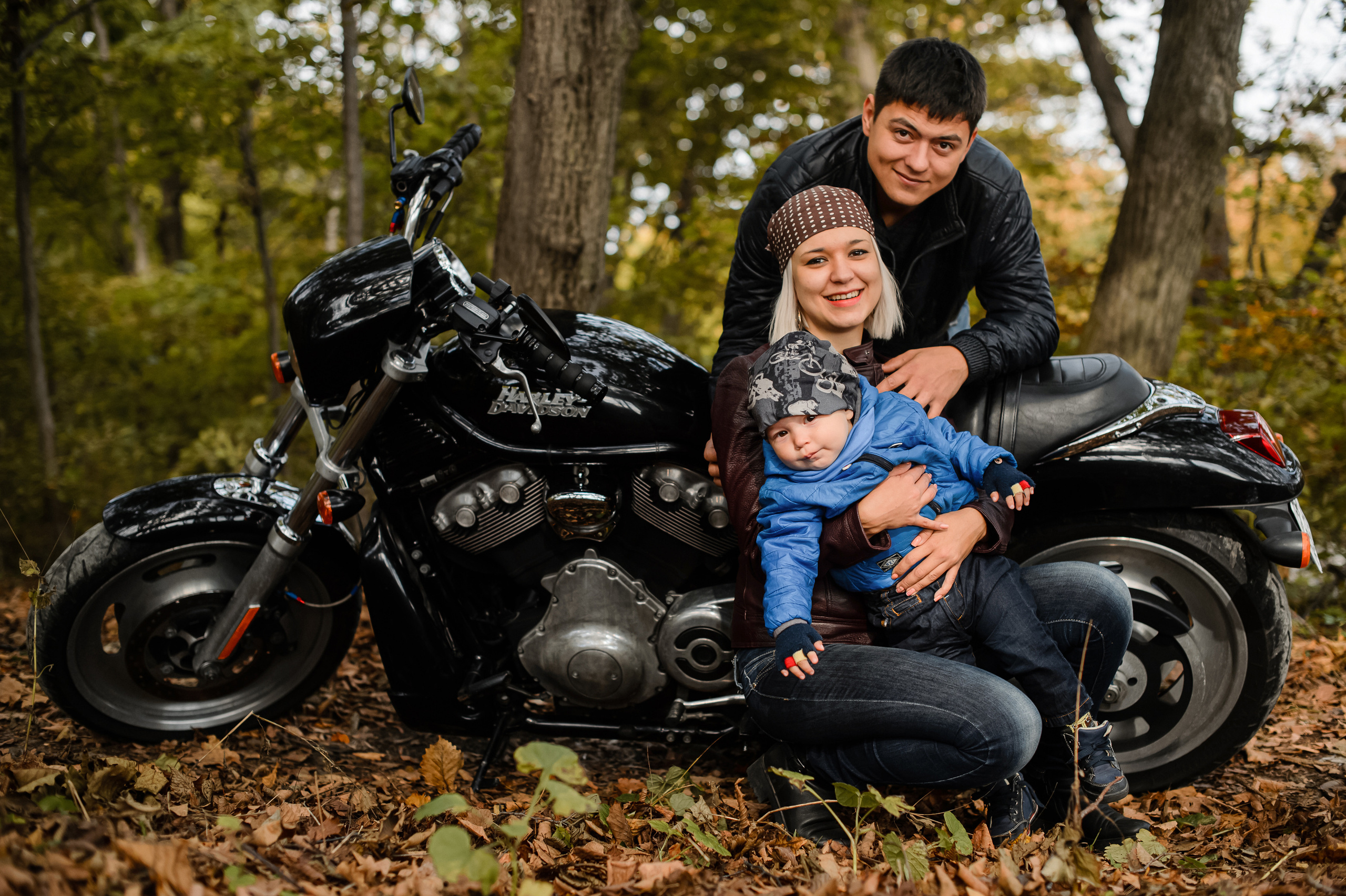 Харлей и семья вещи совместимые. Фотограф Владивосток. Игорь Кирсанов