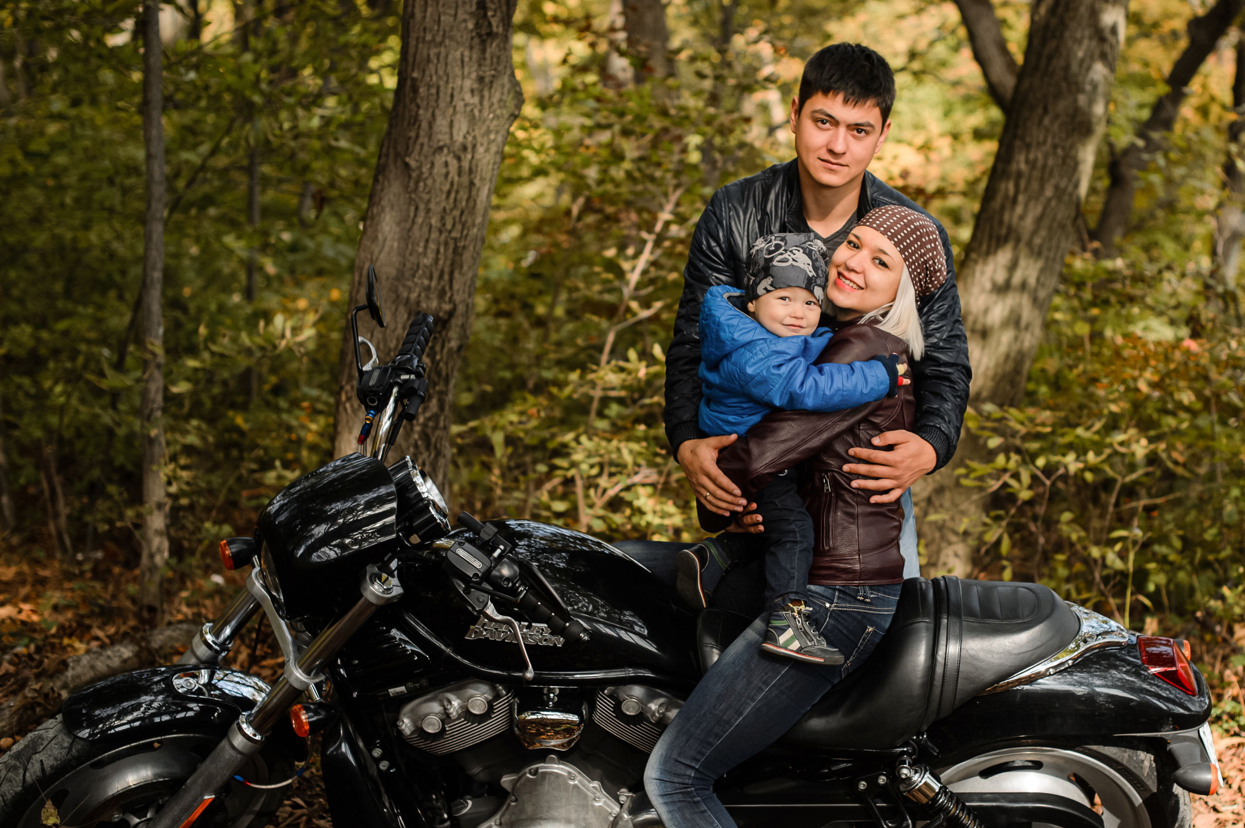 Харлей и семья вещи совместимые. Фотограф Владивосток. Игорь Кирсанов