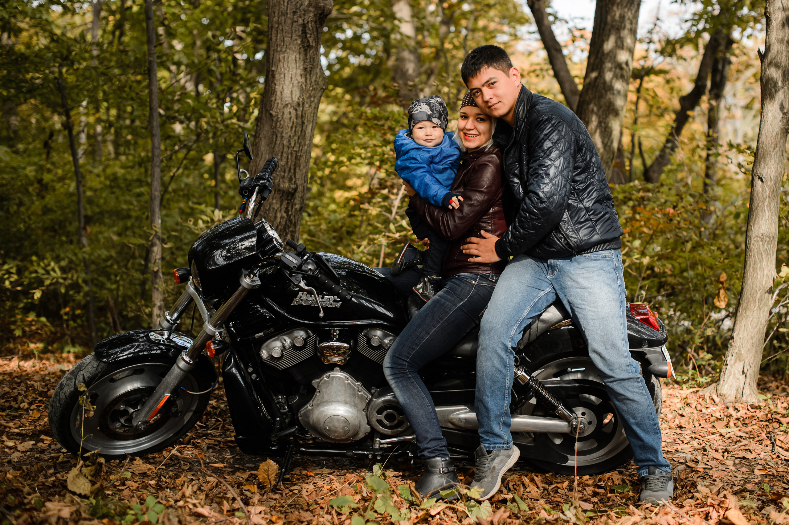 Харлей и семья вещи совместимые. Фотограф Владивосток. Игорь Кирсанов