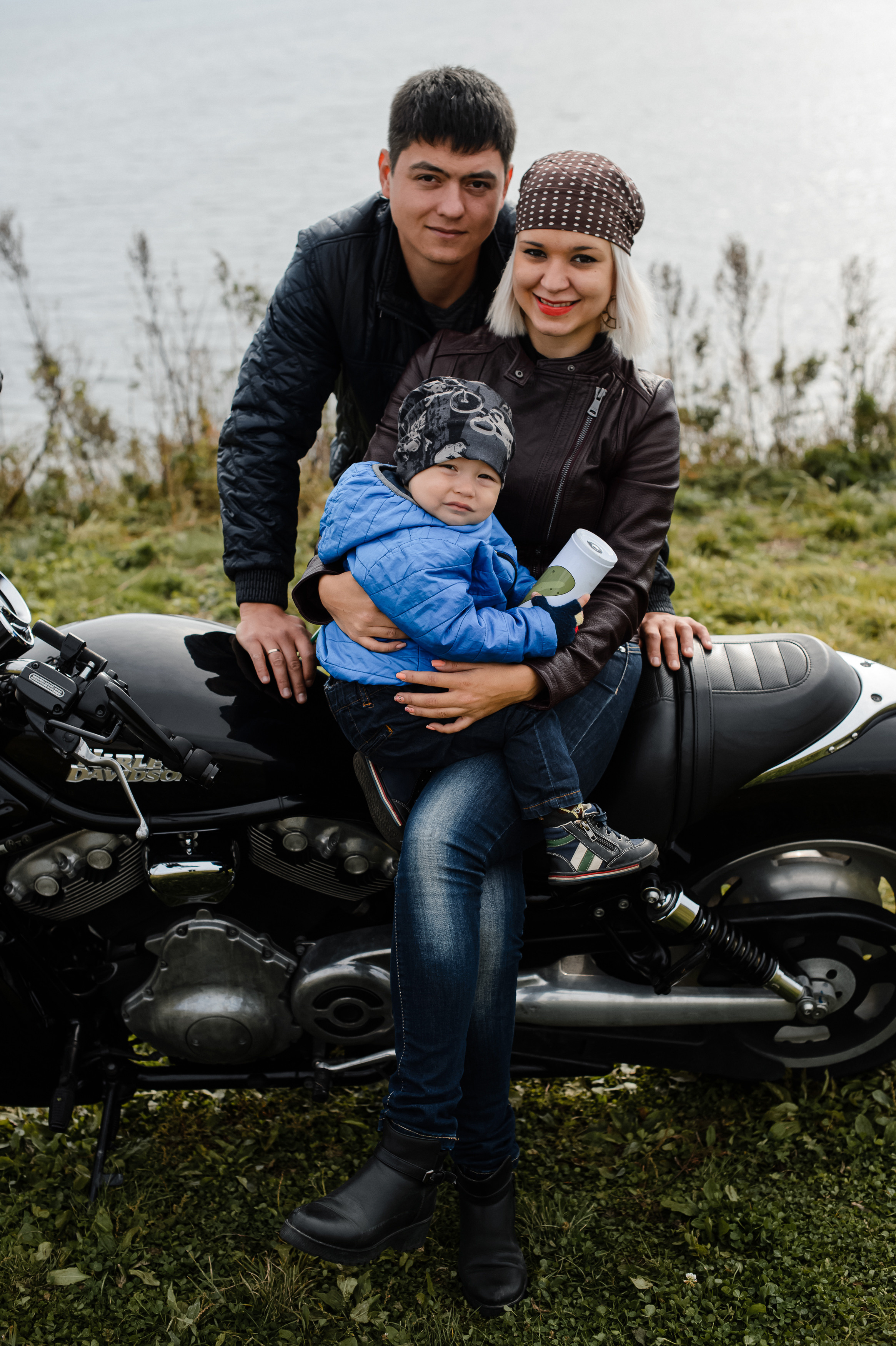 Харлей и семья вещи совместимые. Фотограф Владивосток. Игорь Кирсанов