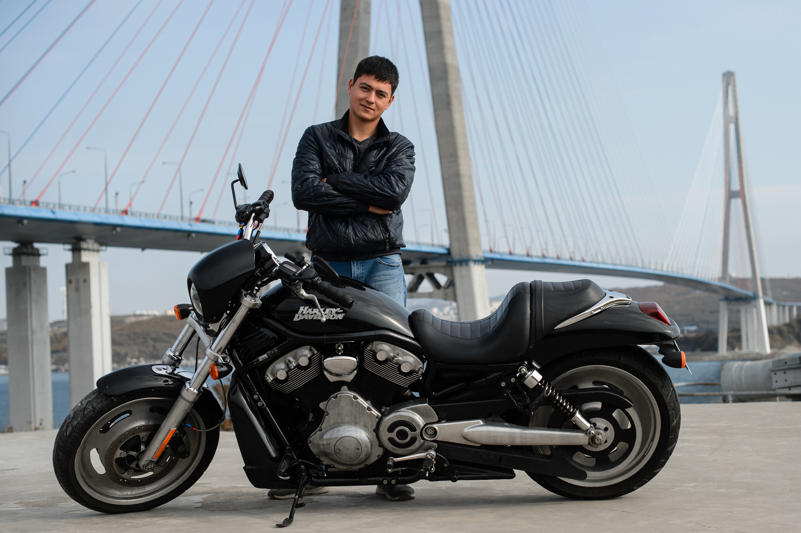 Харлей и семья вещи совместимые. Фотограф Владивосток. Игорь Кирсанов