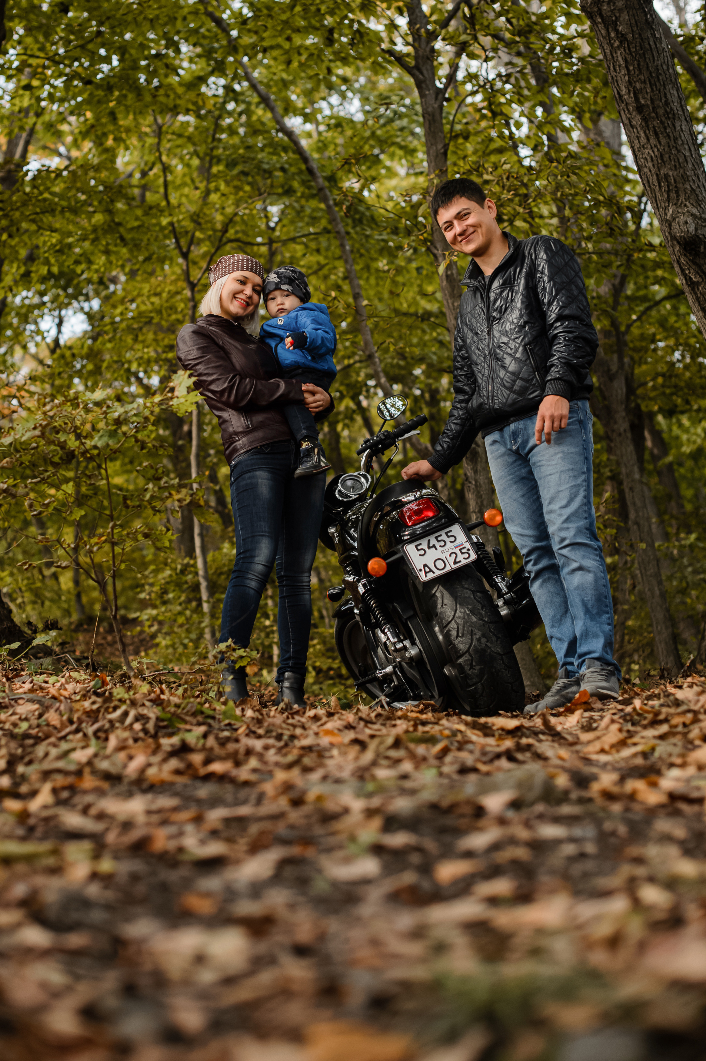 Харлей и семья вещи совместимые. Фотограф Владивосток. Игорь Кирсанов