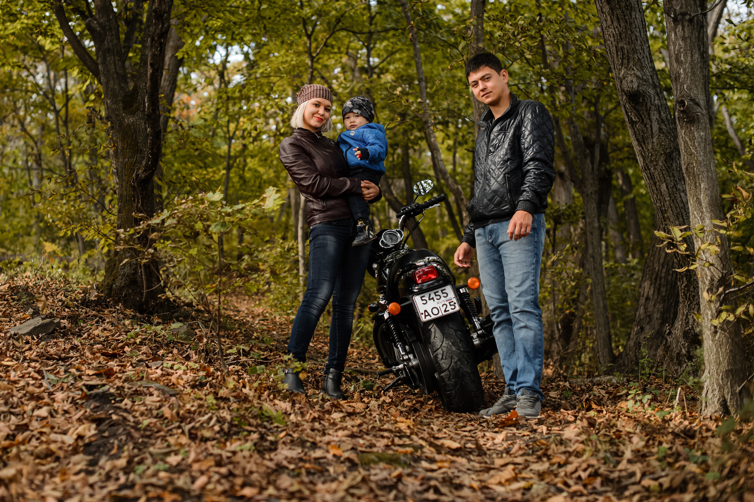 Харлей и семья вещи совместимые. Фотограф Владивосток. Игорь Кирсанов