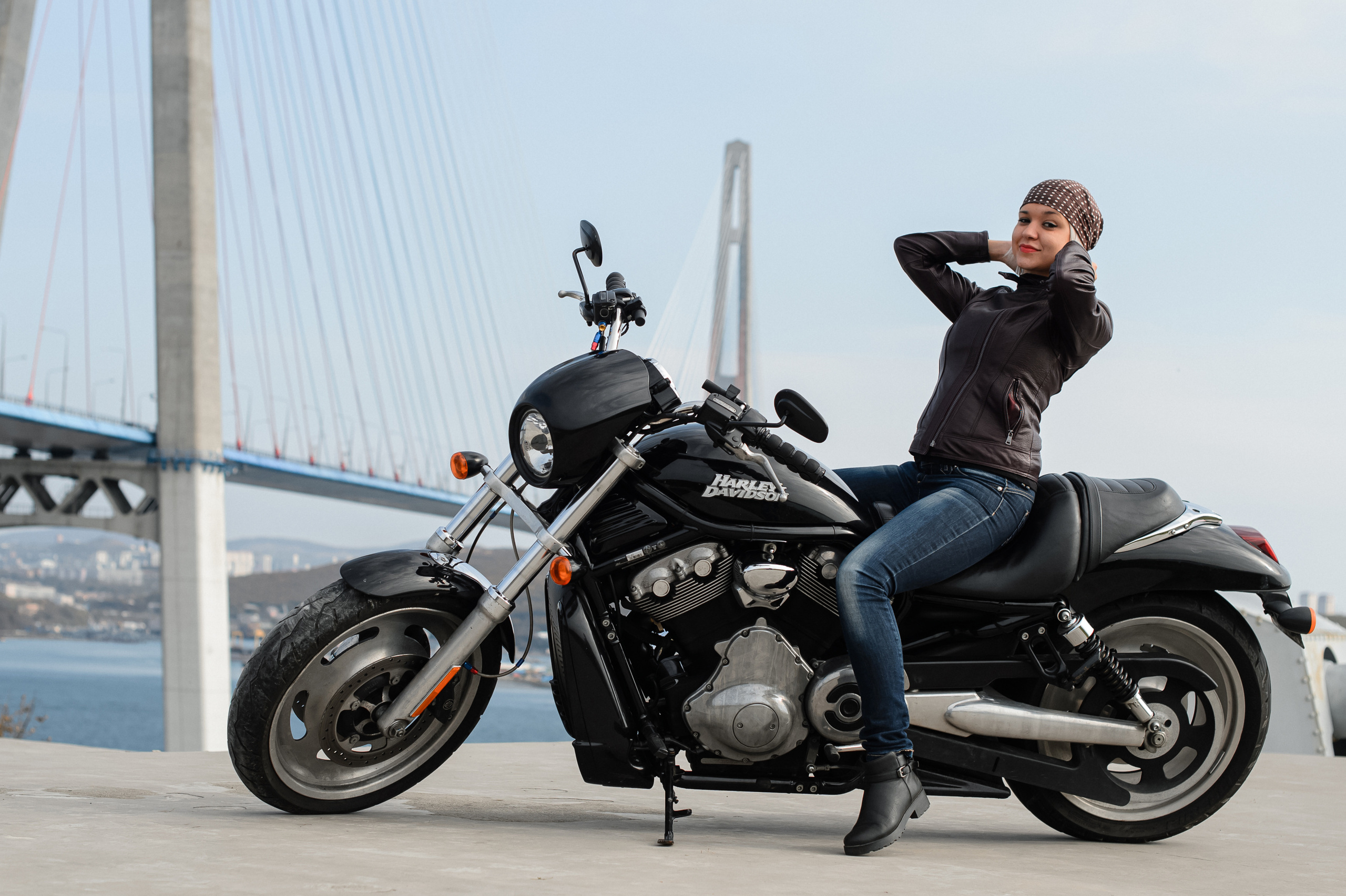 Харлей и семья вещи совместимые. Фотограф Владивосток. Игорь Кирсанов