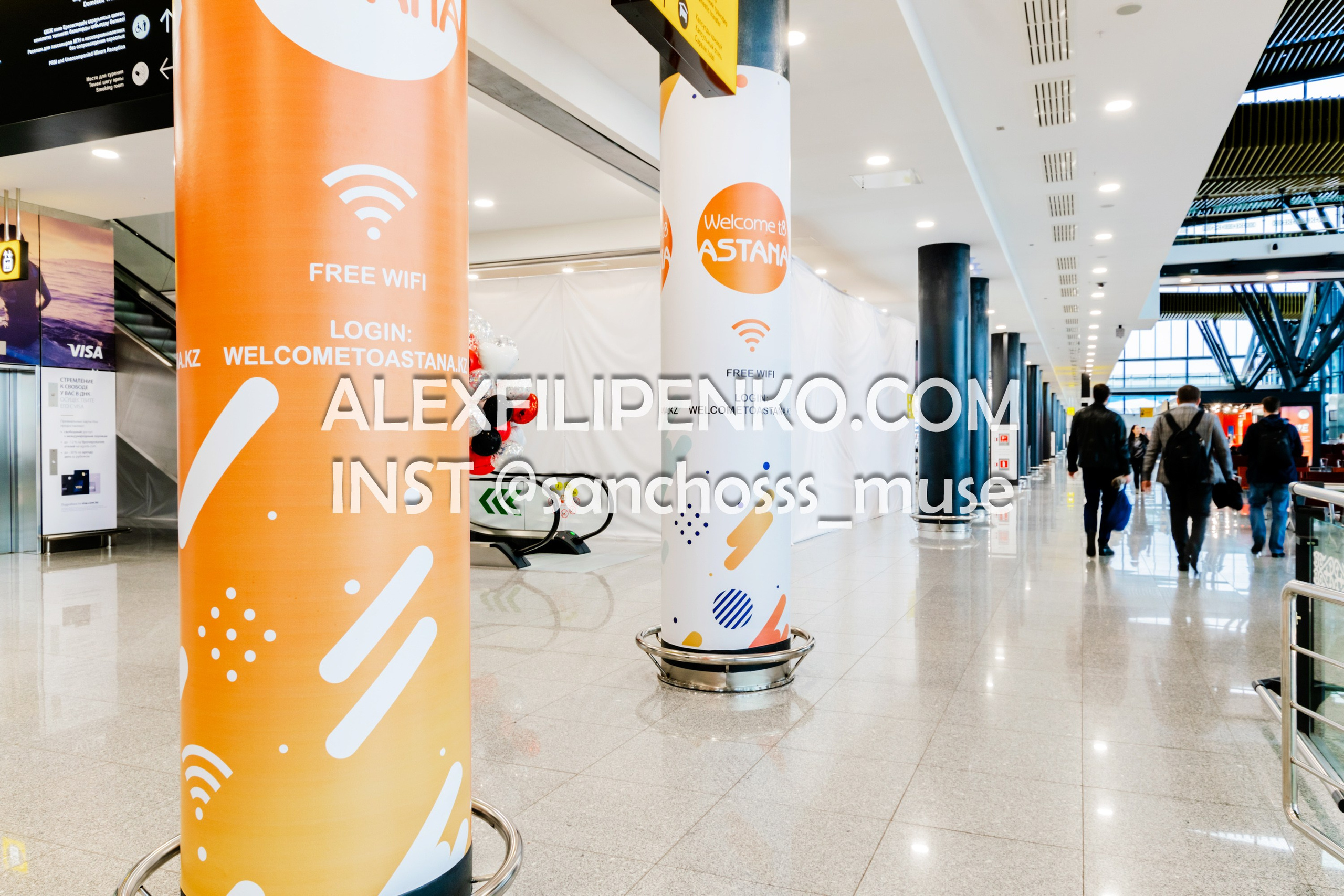 Фотосъемка для рекламного оператора MYD Production в Аэропорту Астаны. Фотограф интерьера недвижимости и архитектуры в Астане