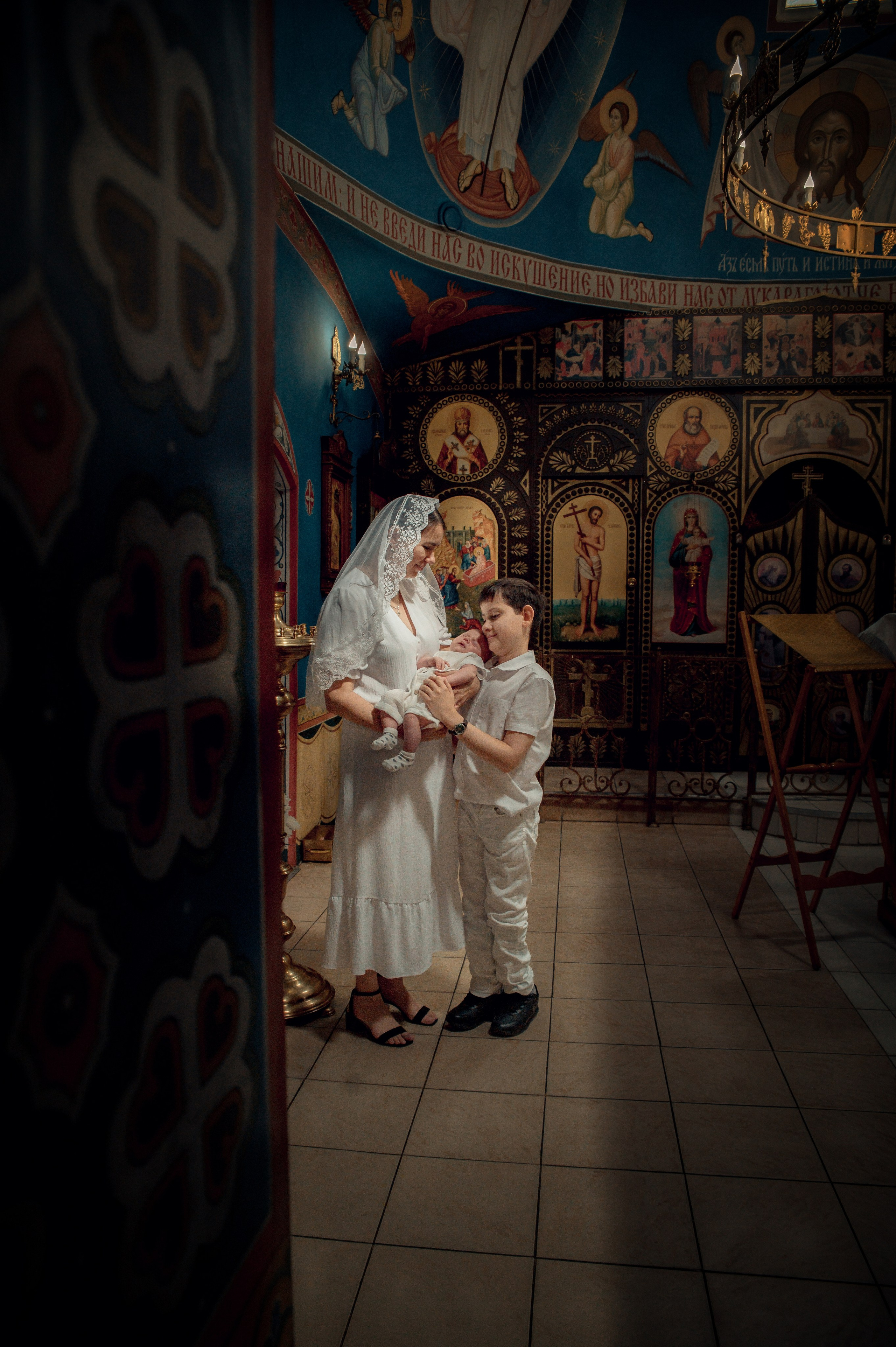 Таинство Крещения Филиппа, Храм святых Новомучеников и Исповедников Российских г. Волжский. Церковный, семейный и репортажный фотограф Волгоград, Волжский