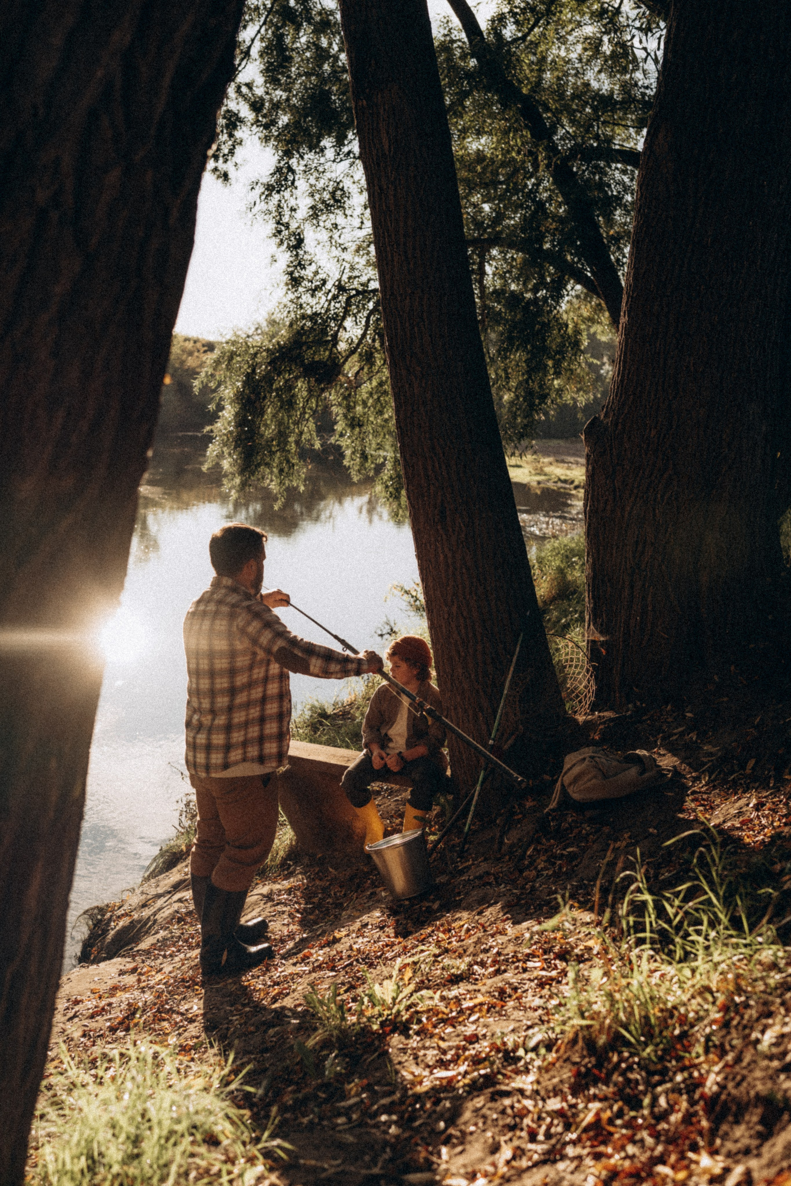 На рыбалке. Семейный и домашний фотограф в Уфе Ирина Гарасюта