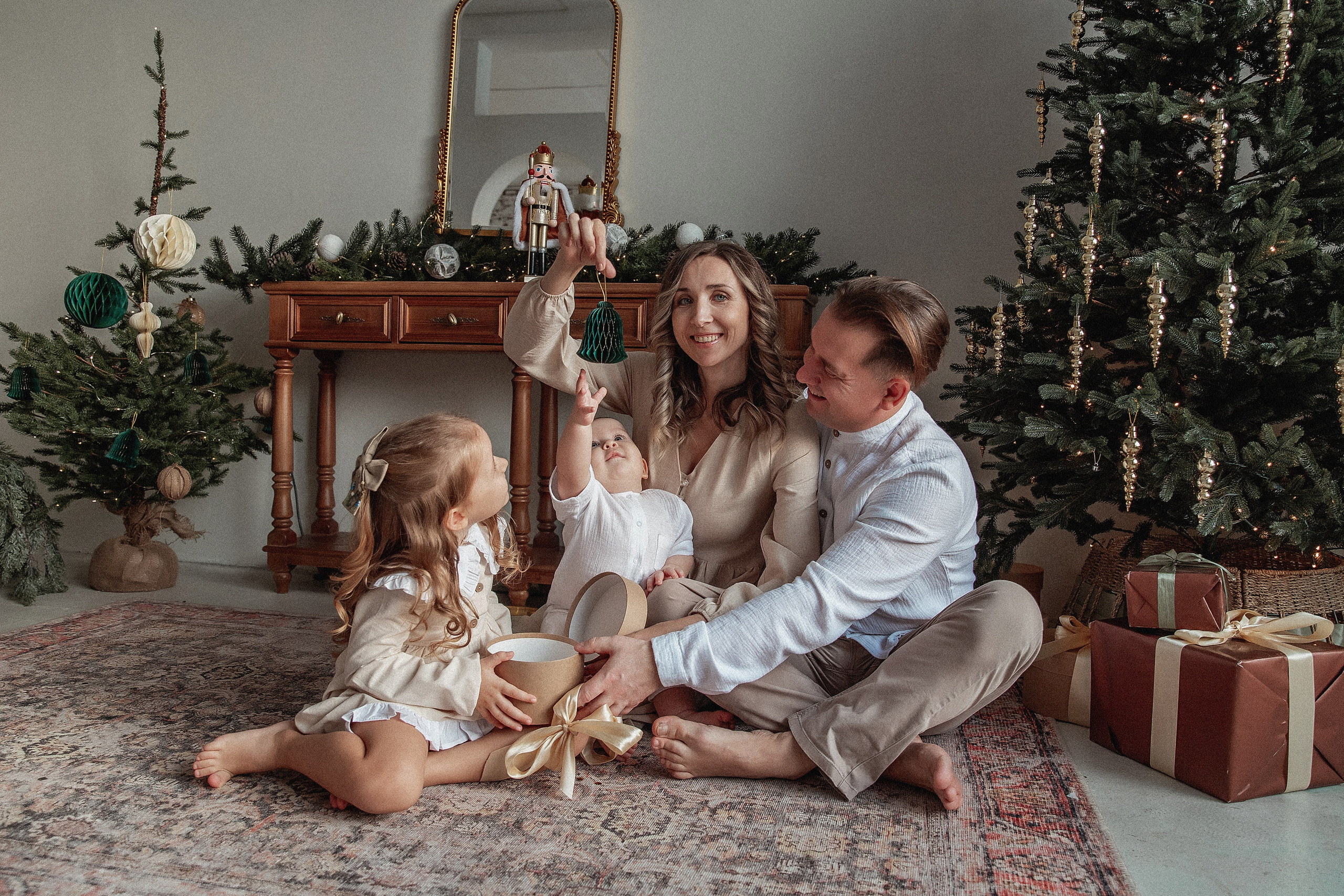 Семейное рождество. Детский и семейный фотограф в Красноярске Юлия Бирюкова