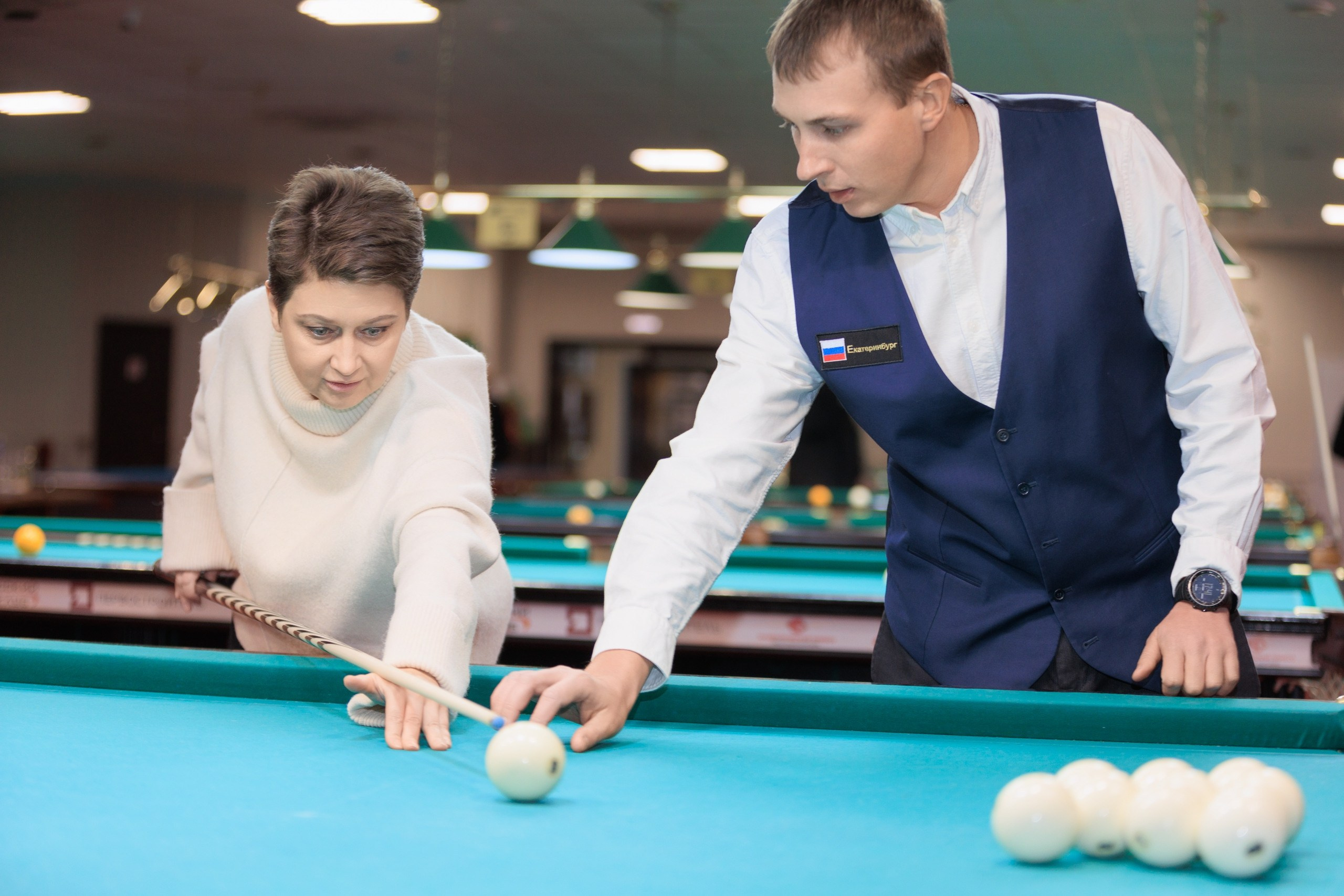 Репортаж с турнира по бильярду. Контент для бизнеса в Екатеринбурге Полдень Медиа