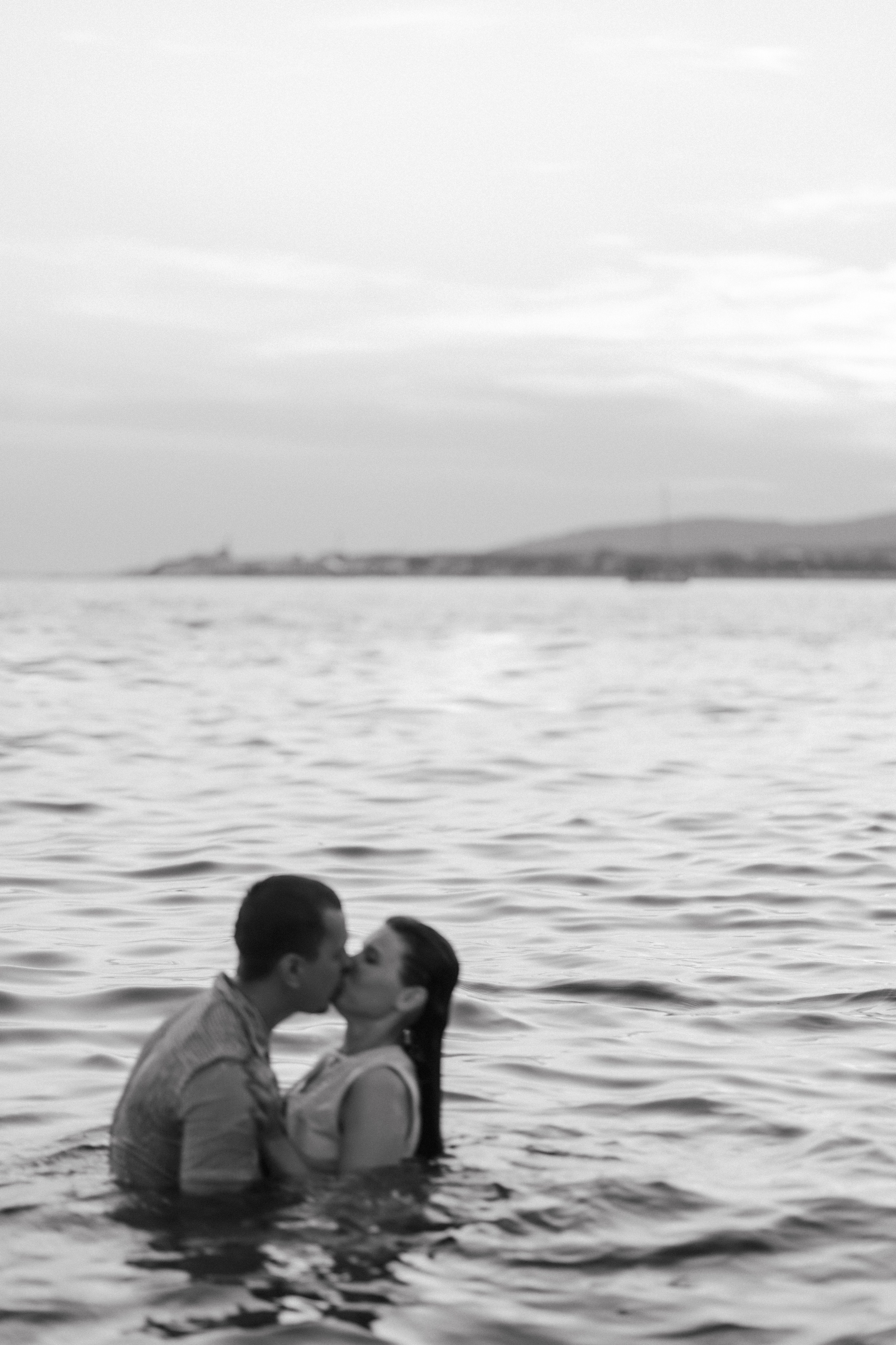 Закат на пляже Метрополь. Семейный и портретный фотограф в Геленджике Любовь Бодрова