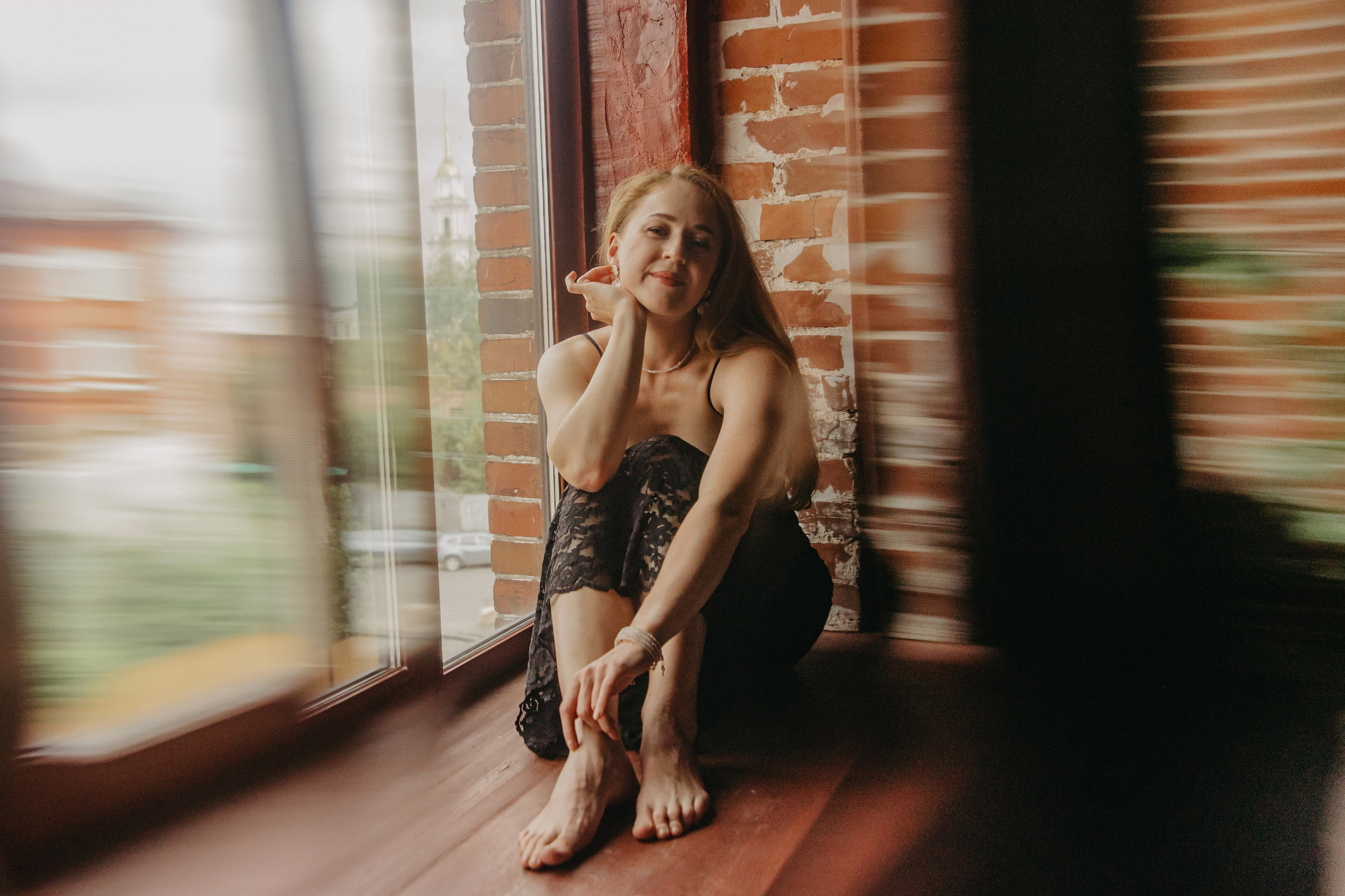 Эмоциональный женский портрет в фотостудии, Рыбинск