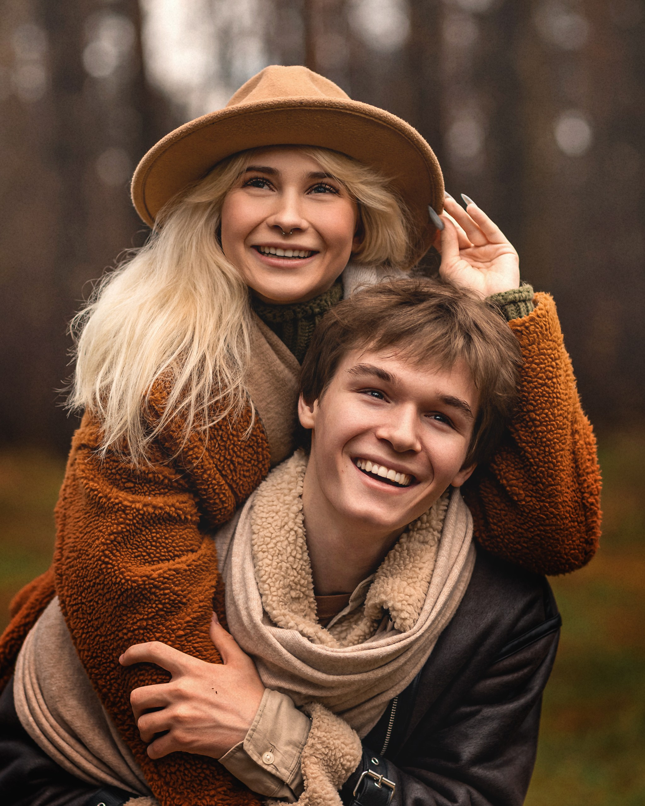 Осенняя лавстори. Детский и семейный фотограф Елена Михайлова в Москве