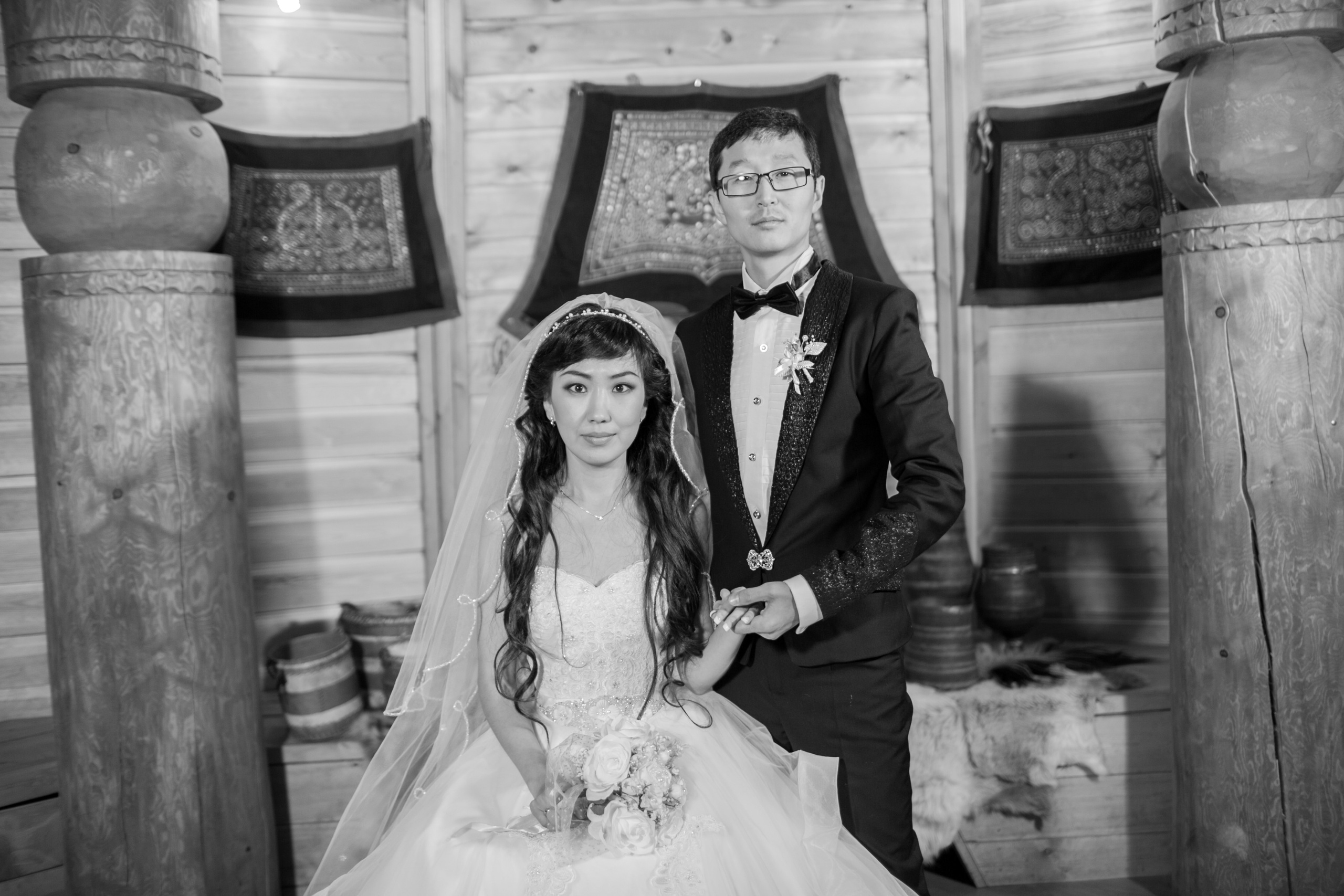 Зимнее свадебное фото. Фотограф Надежда Куин, Якутск