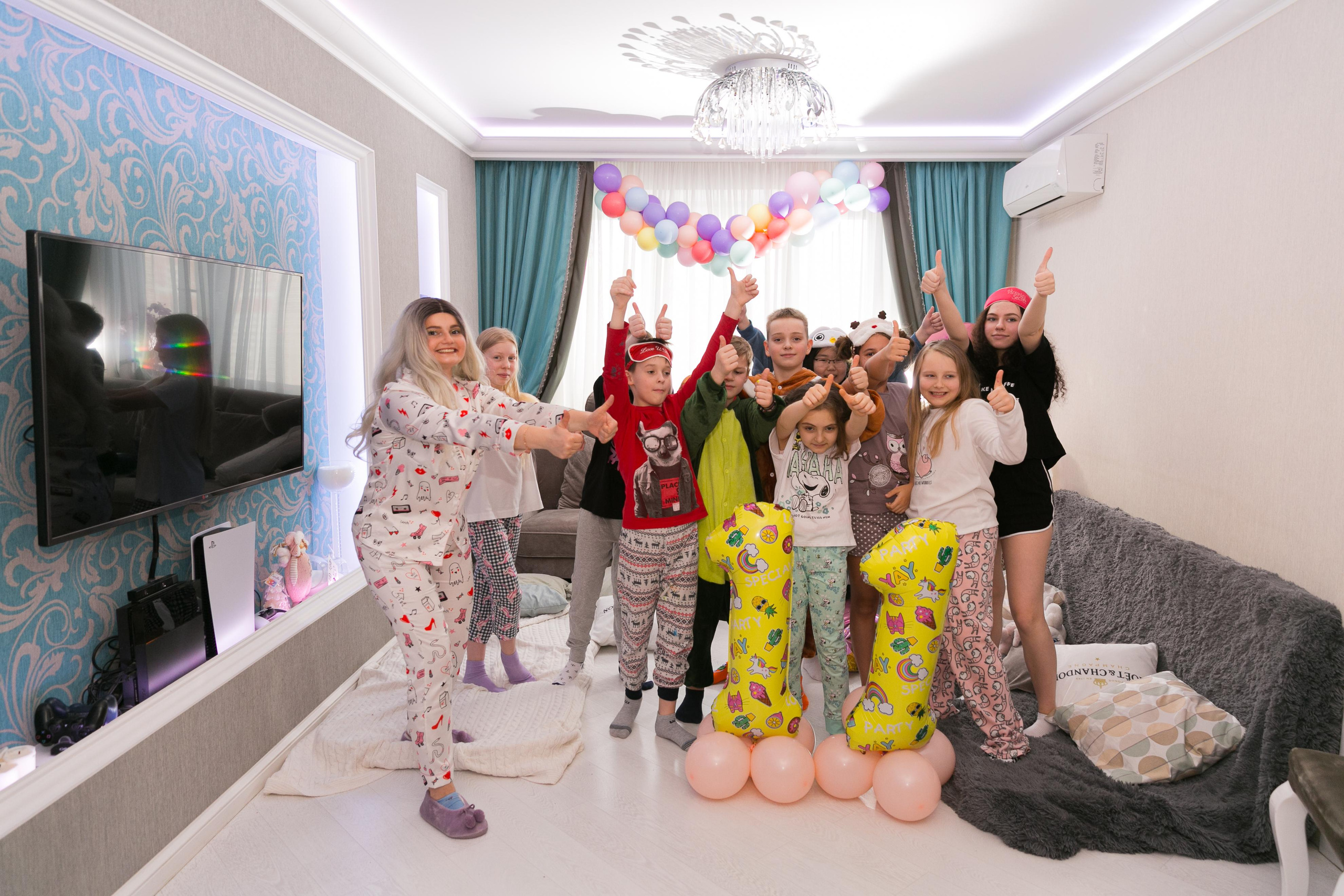 Аня, 11 лет, Пижама Пати. Свадебный фотограф | Москва