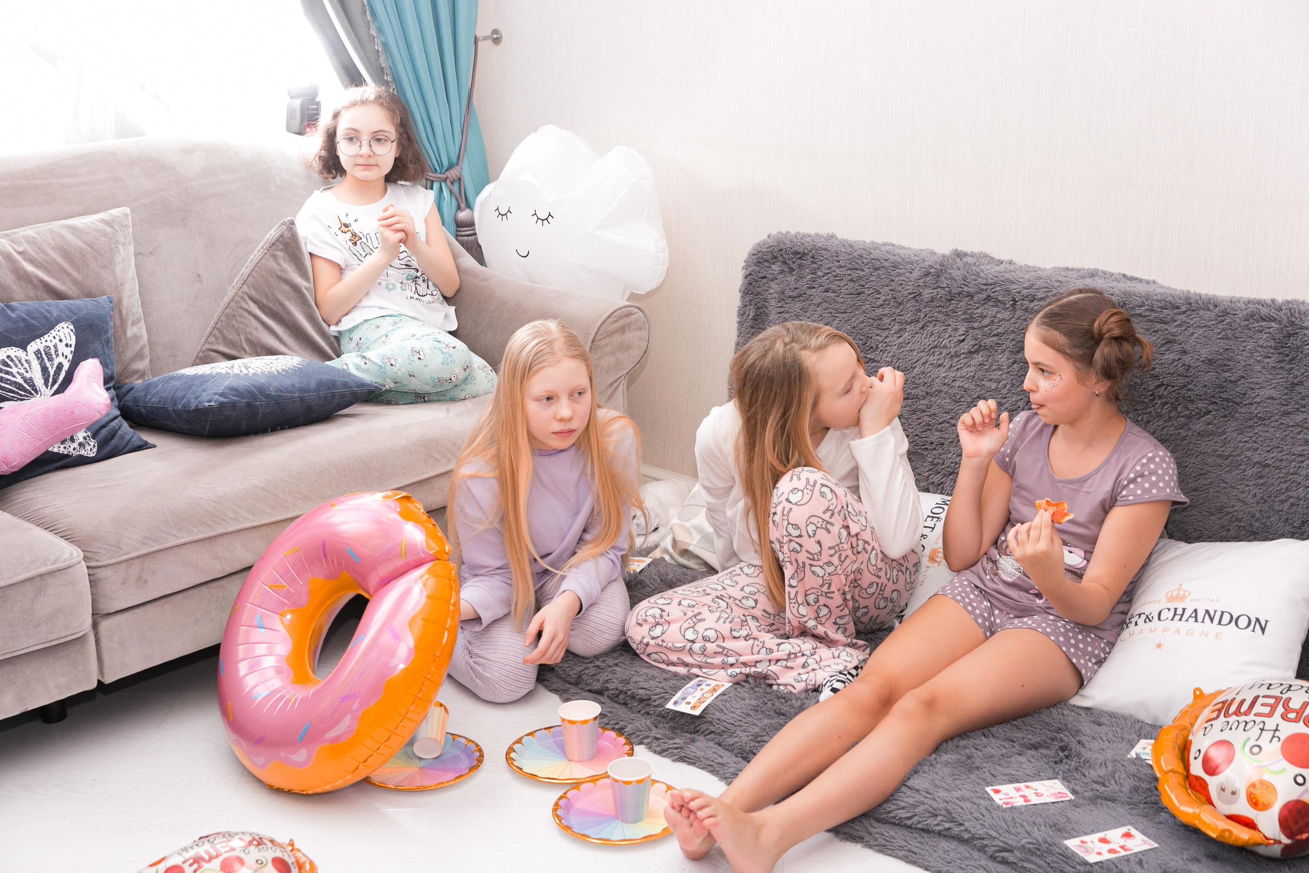 Аня, 11 лет, Пижама Пати. Свадебный фотограф | Москва
