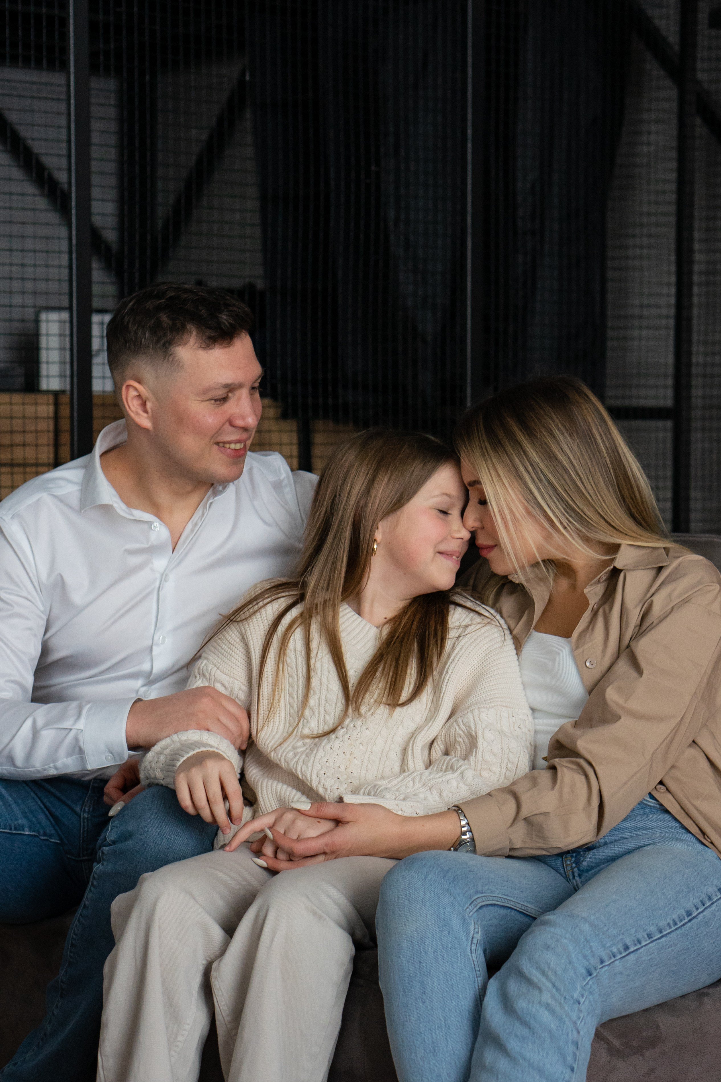 Семья К. Новогодняя история в студии. Фотограф Ольга Игорева