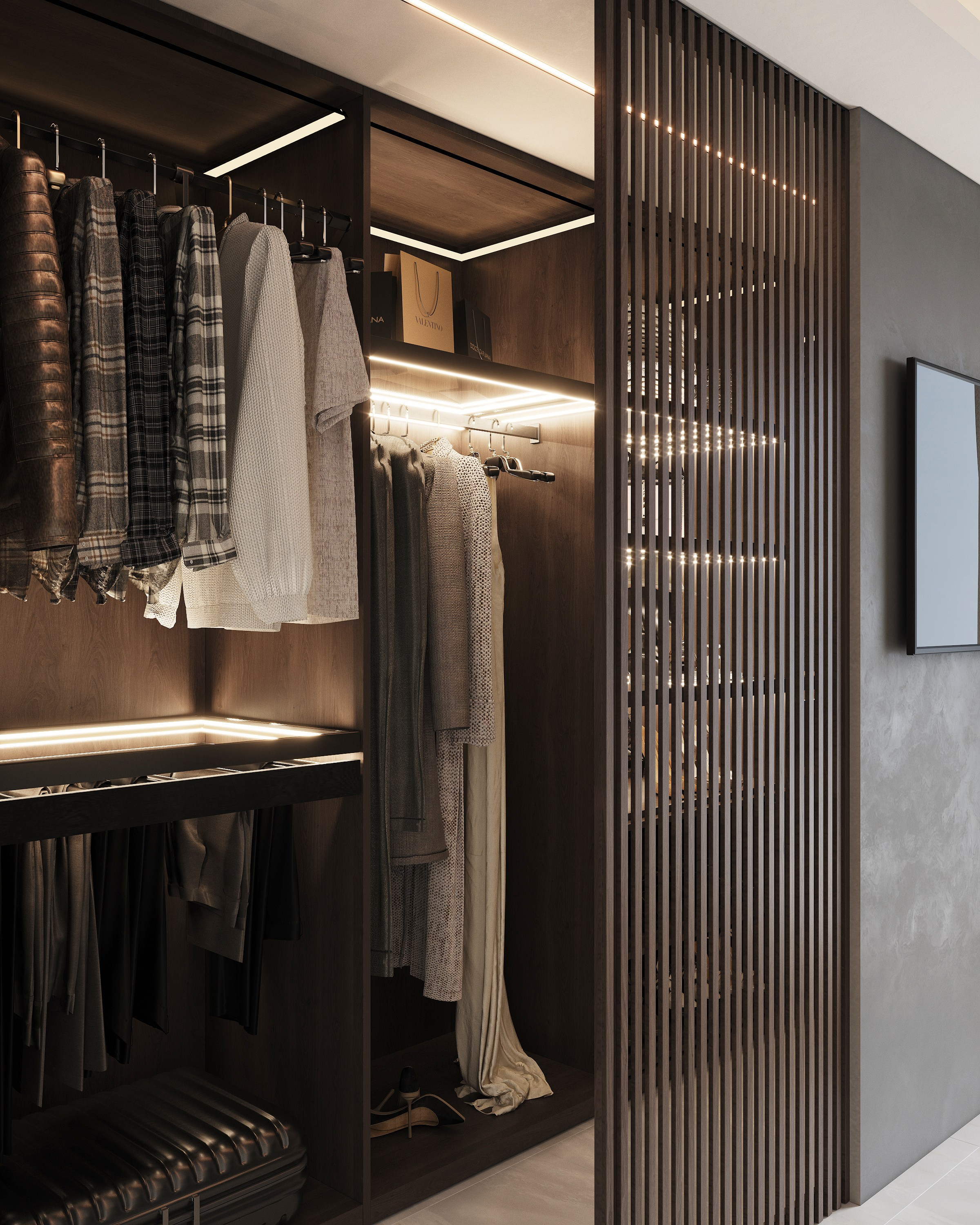 Master bedroom/VILLA in Raiano/Abruzzo region/Italy. Solovets visualization