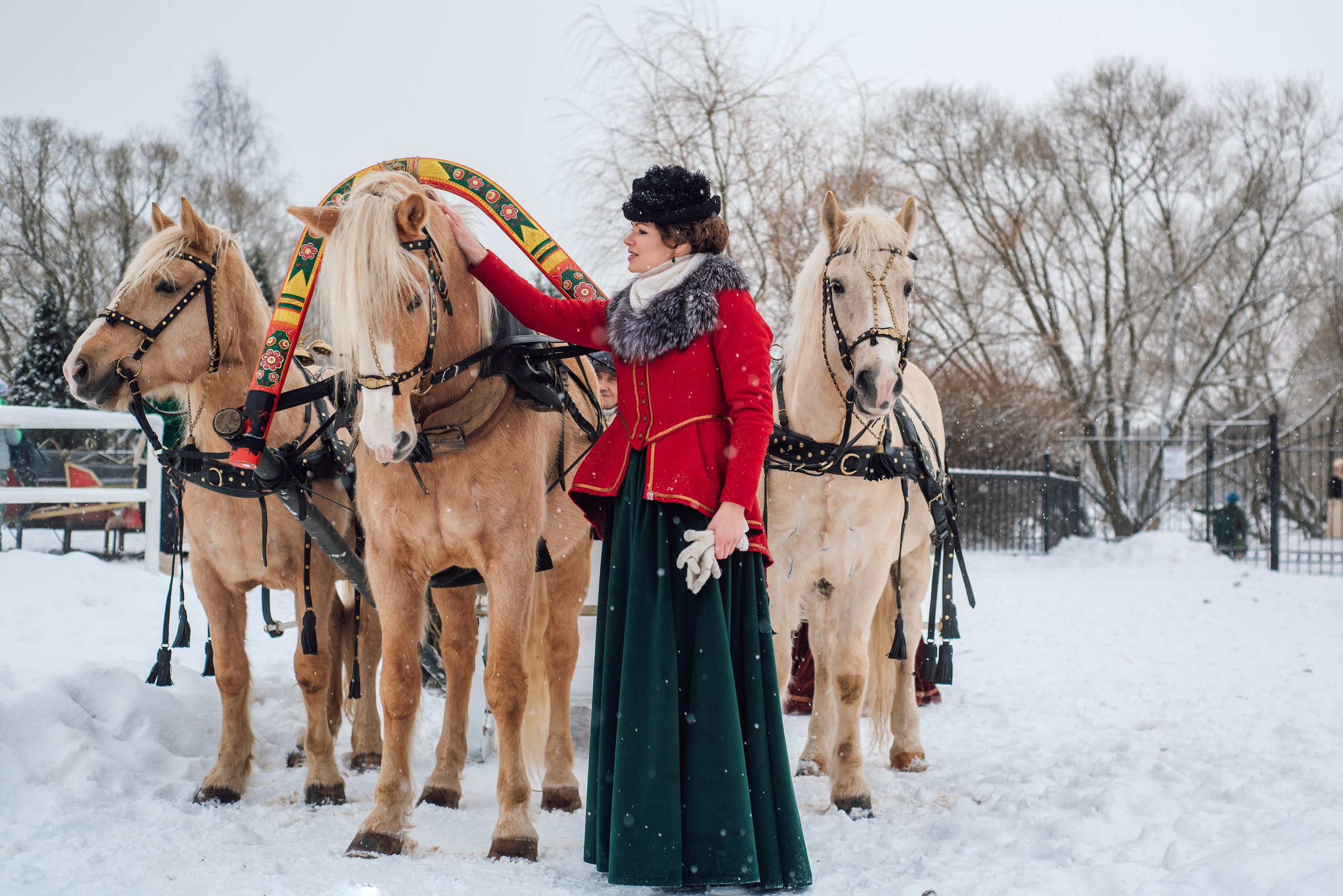 Зимняя парфорсная охота. Фотограф Диана Вальтер