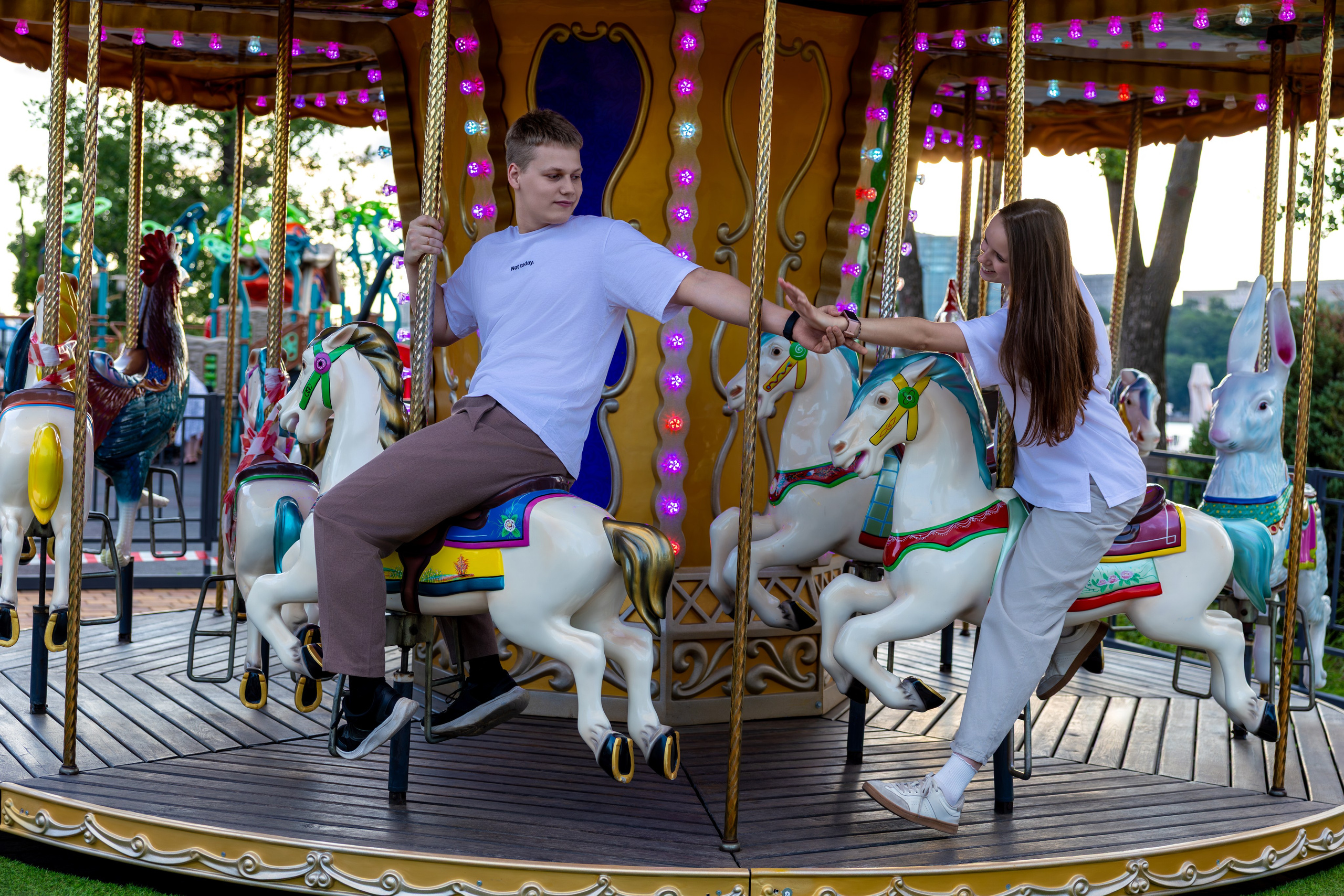 Love Story. Прогулка в парке. Фотограф Максим Калинченко