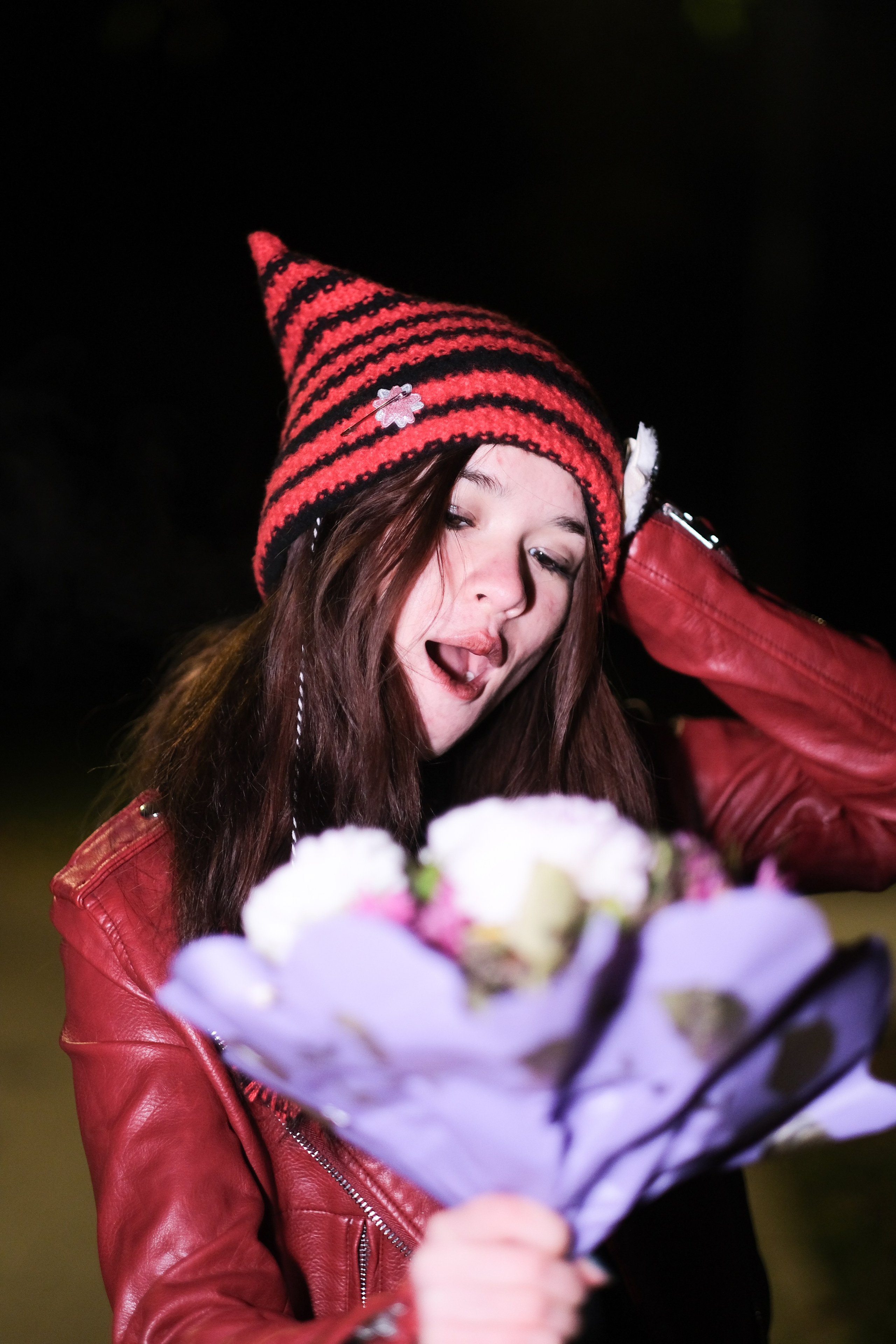 Александра в красном. Креативный фотограф в Москве Арапова Виталия