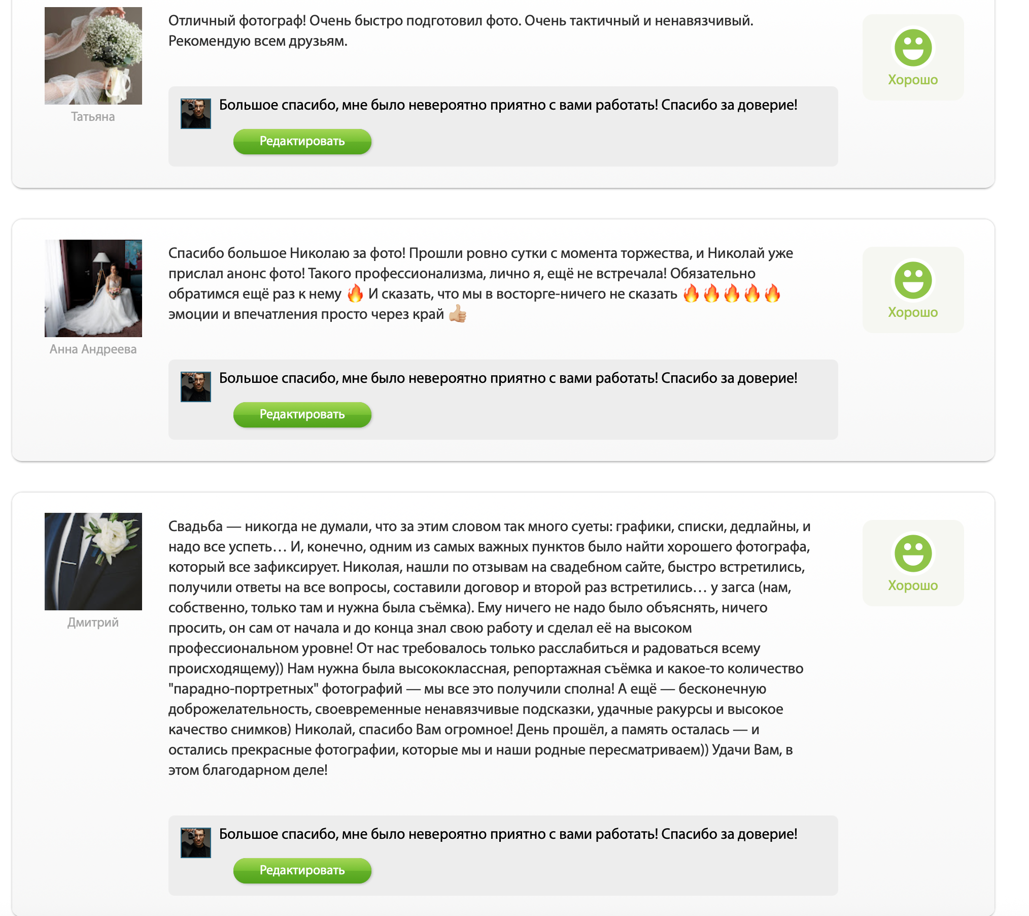 Фотограф Абрамов. Подрядчики и друзья сети свадебных площадок House for wedding