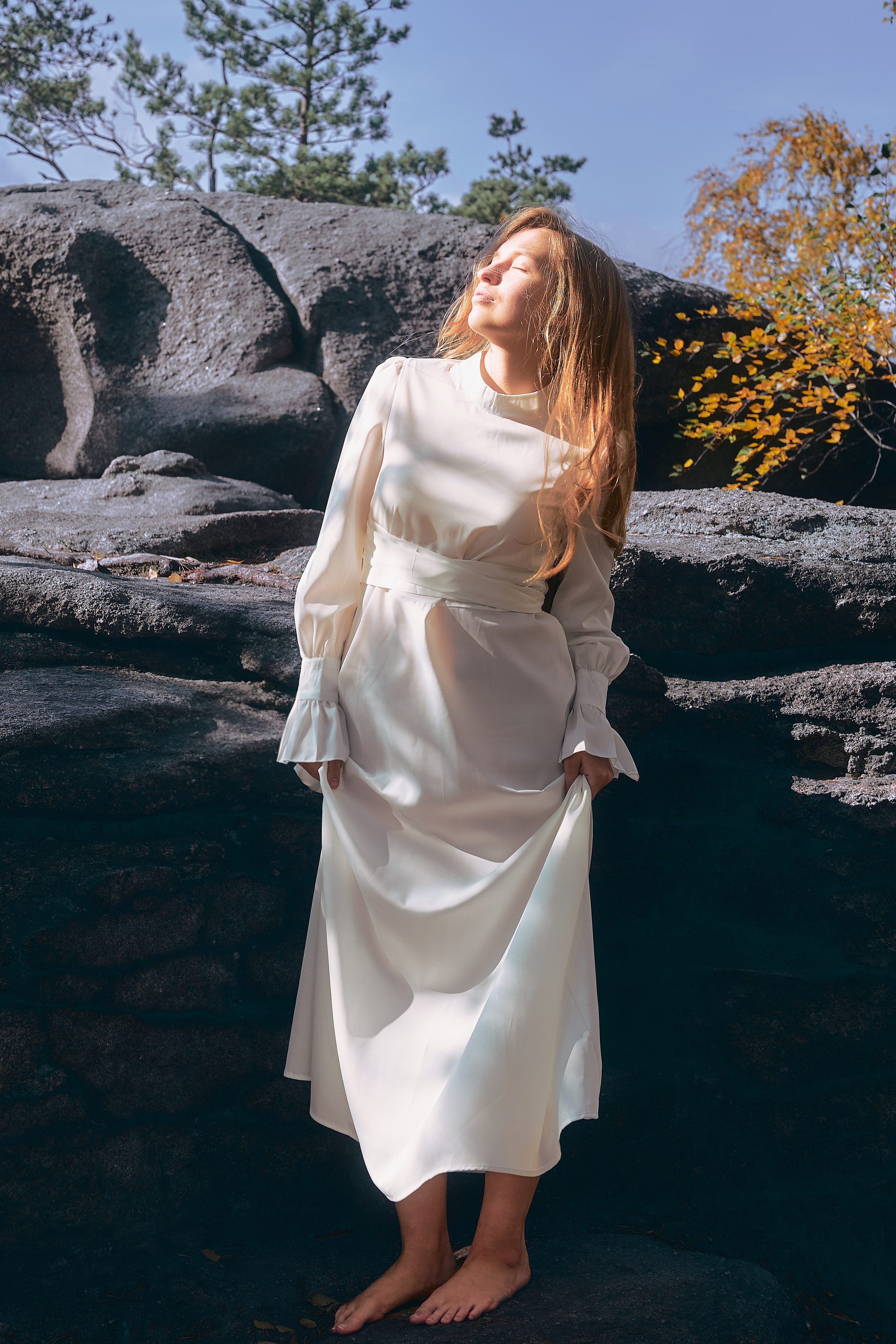 Инна, скалы Малые черти. Предметный и репортажный фотограф Алексей Кротов