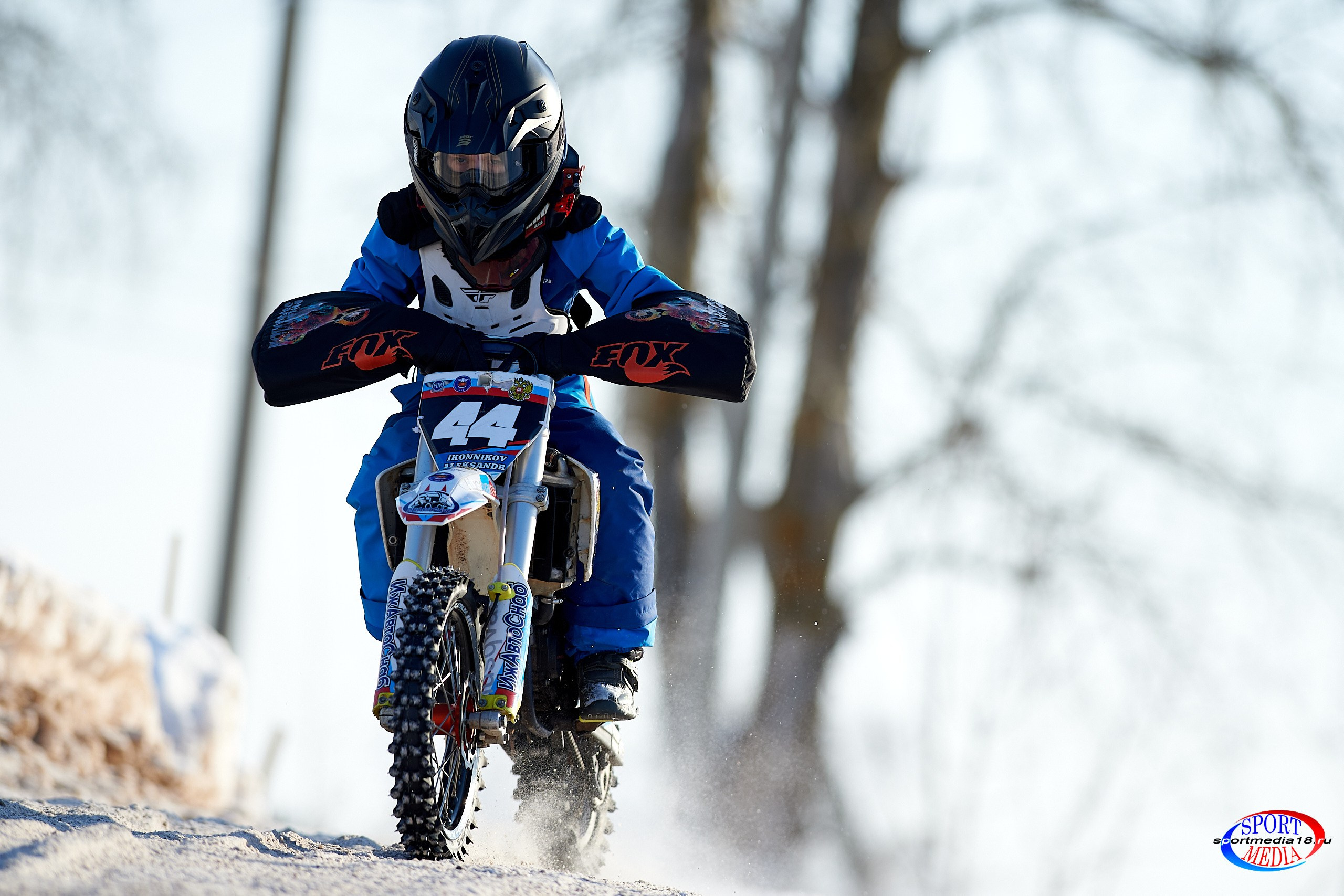 3 этап Кубка Удмуртской Республики по мотокроссу. Воткинск 23.02.2025. Спортивный репортажный фотограф в Ижевске Сергей Мерзляков