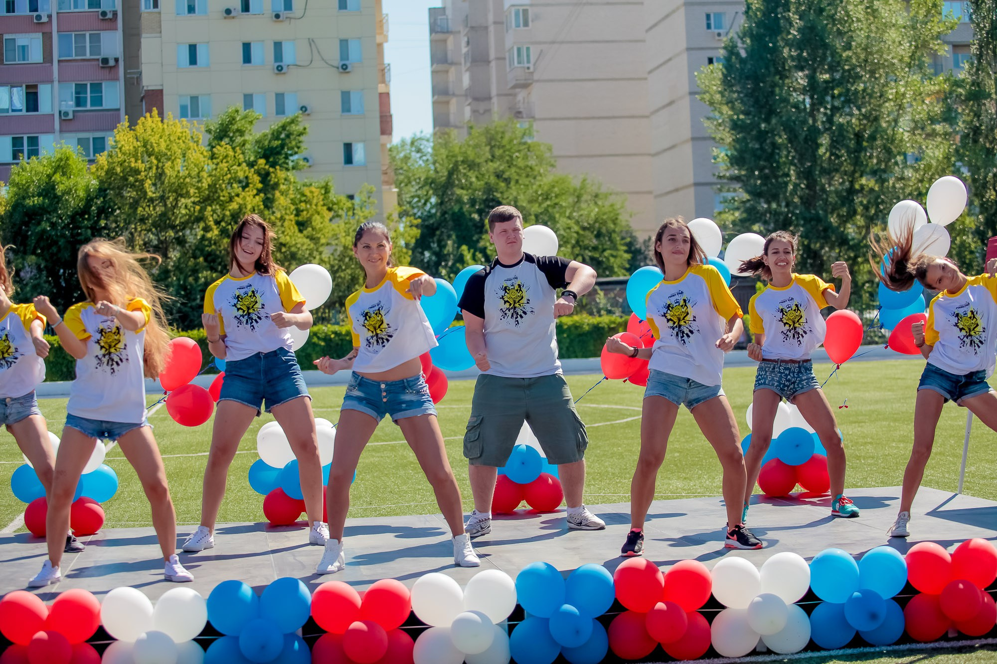 День Физкульт. Максим Матвийченко и Виктория Басова профессионалы своего дела