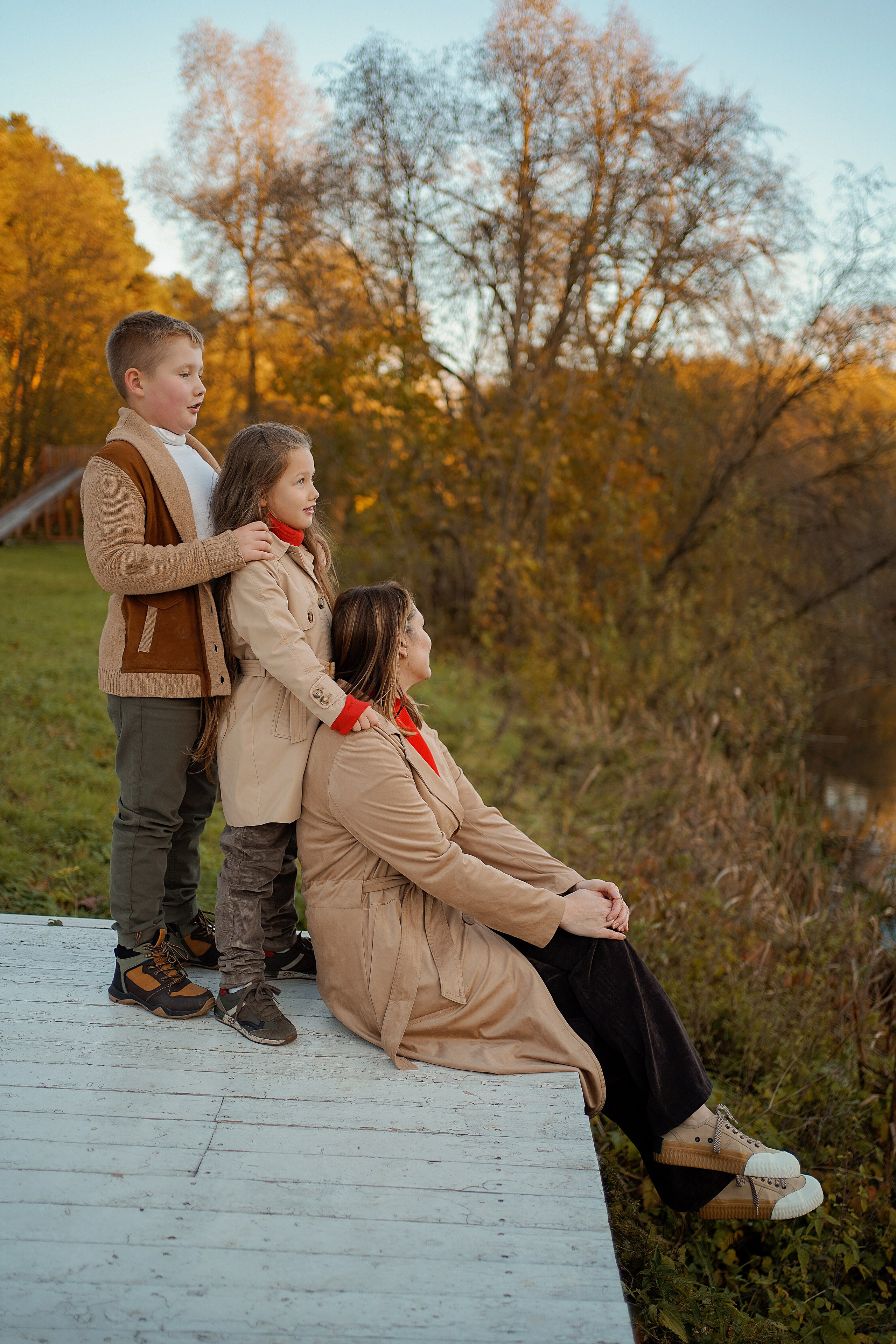Семейная фотопрогулка в усадьбе Валуево. Семейный и детский фотограф в Москве Екатерина Офицерова