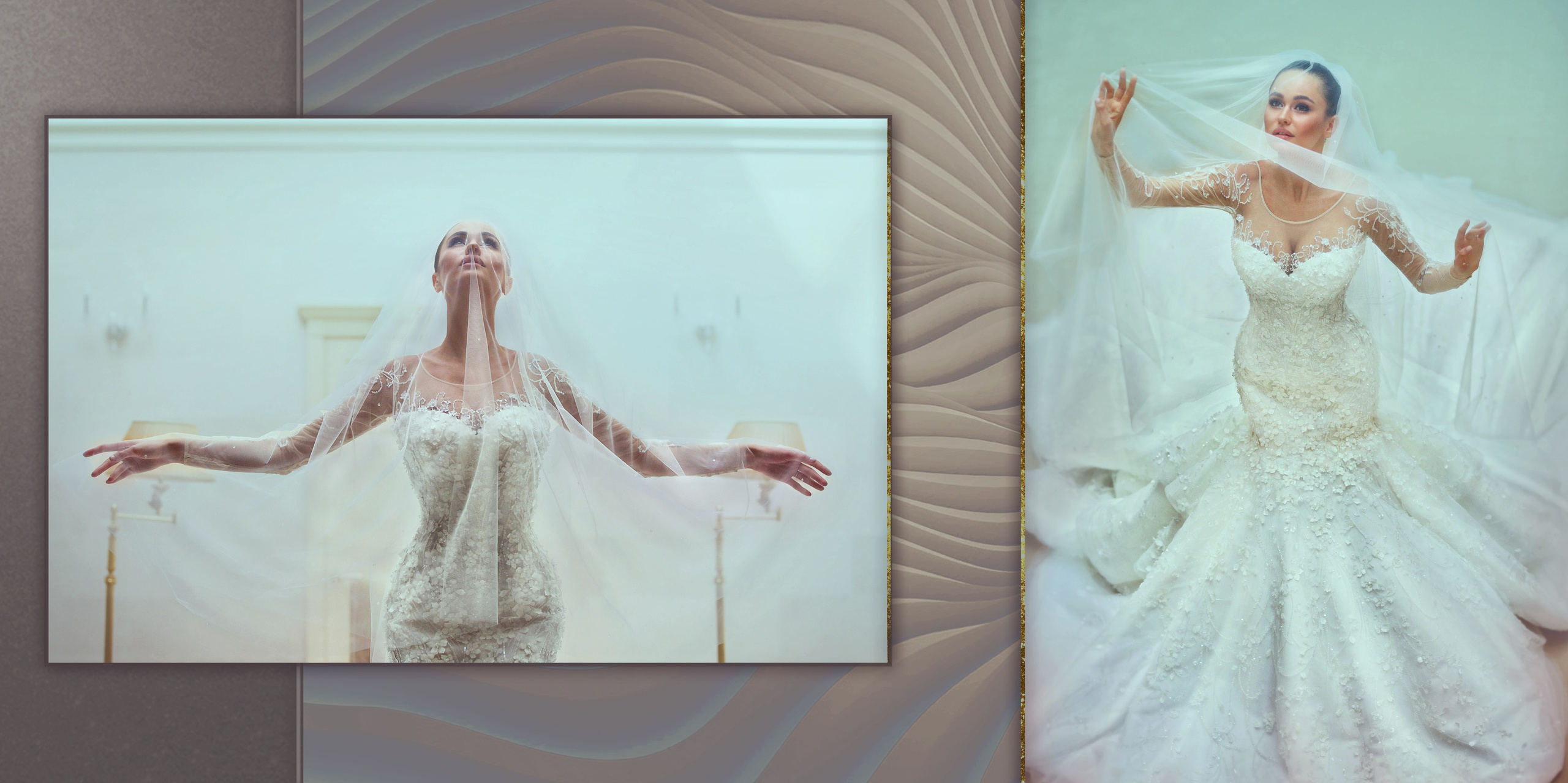 Свадебная фотокнига. Фотограф Кирсанова Наталия. Фотохудожник Наталия Кирсанова