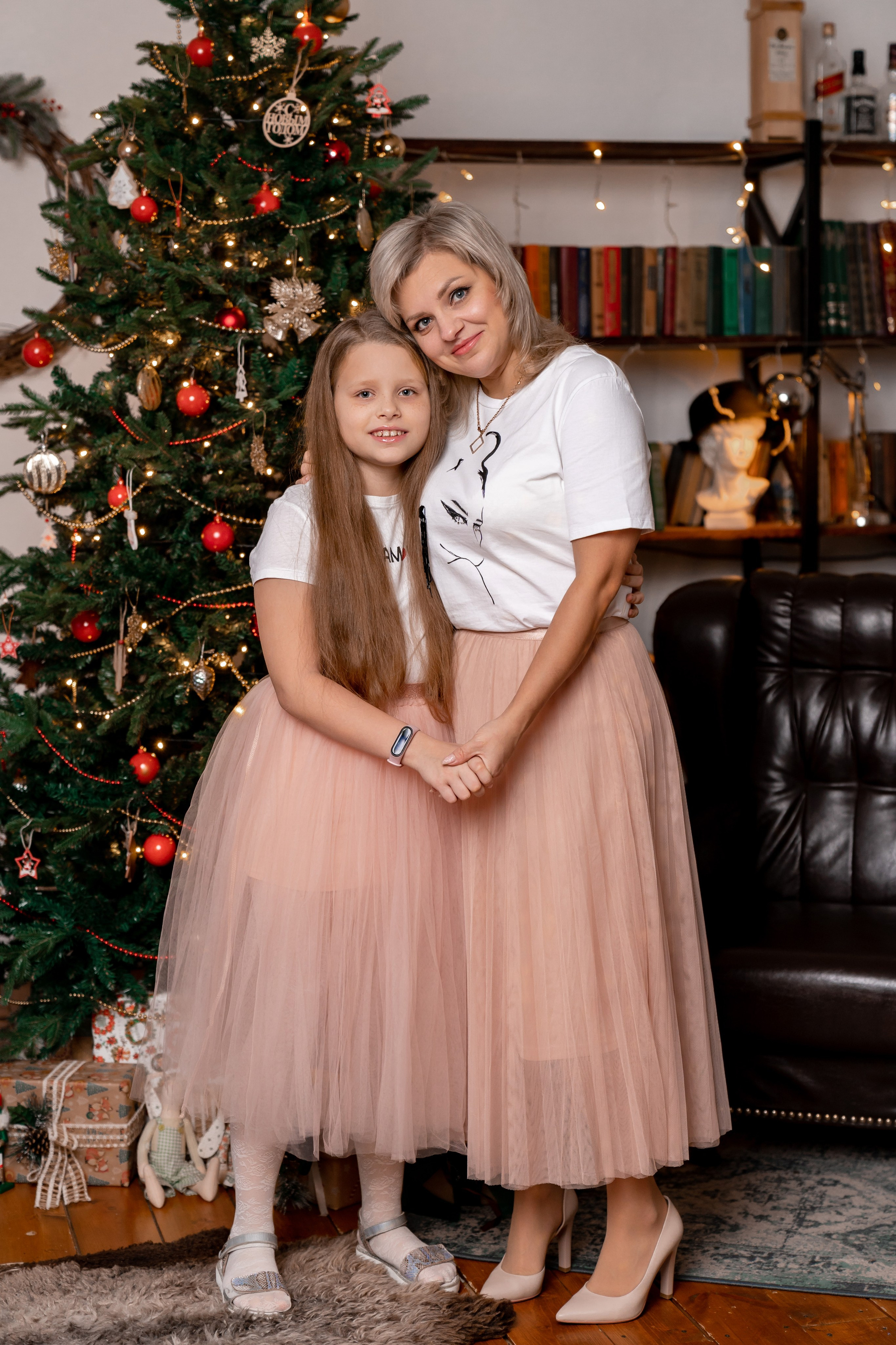 Новогодняя фотостудия. Семейный фотограф СПб Анастасия Василь. Фотосессия на годик