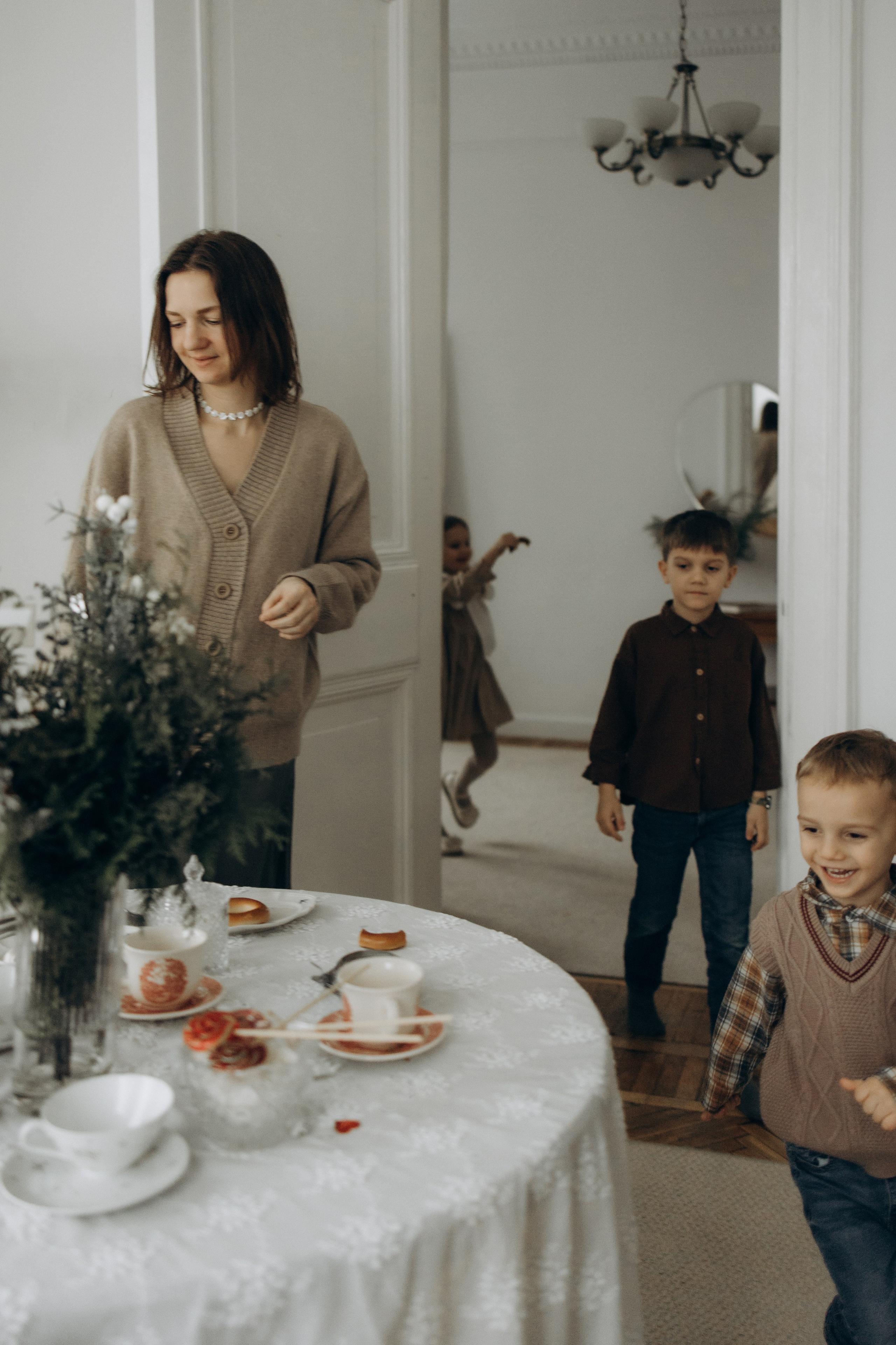 Домашняя история большой семьи. Семейный фотограф Москва Юлиана Фетисова