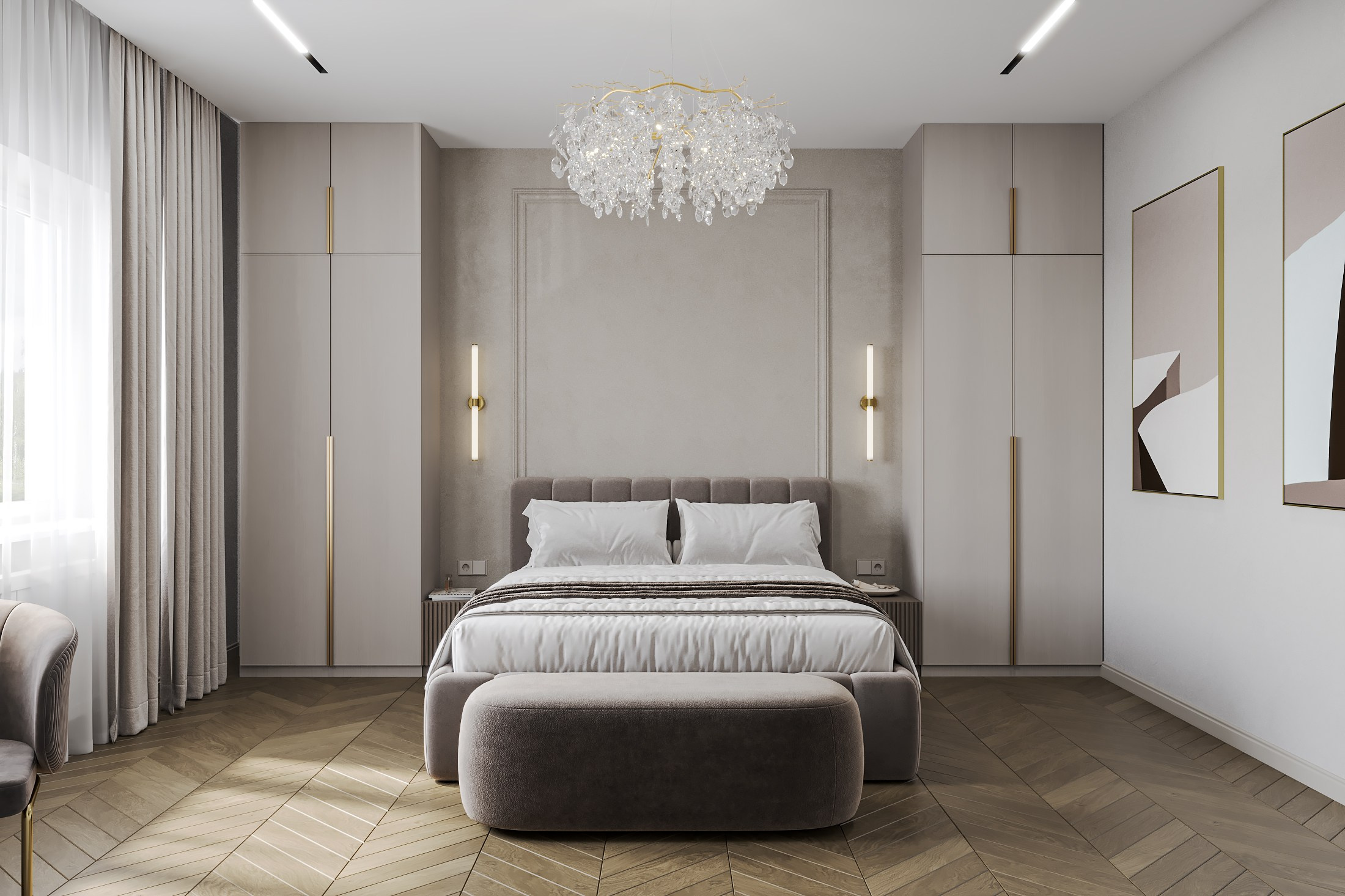 Дом с мансардой 250 м². Студия дизайна