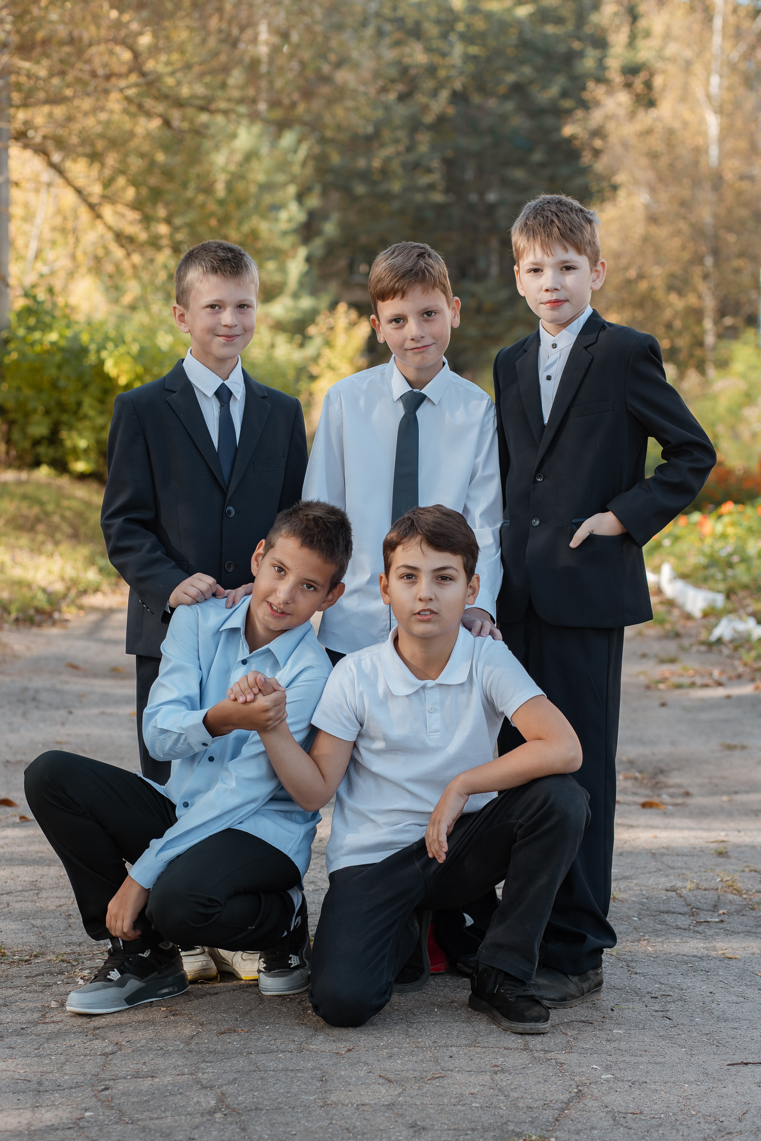 Школа № 19, 4 класс. Фотосессия для выпускной папки. Студия выпускных альбомов Остров