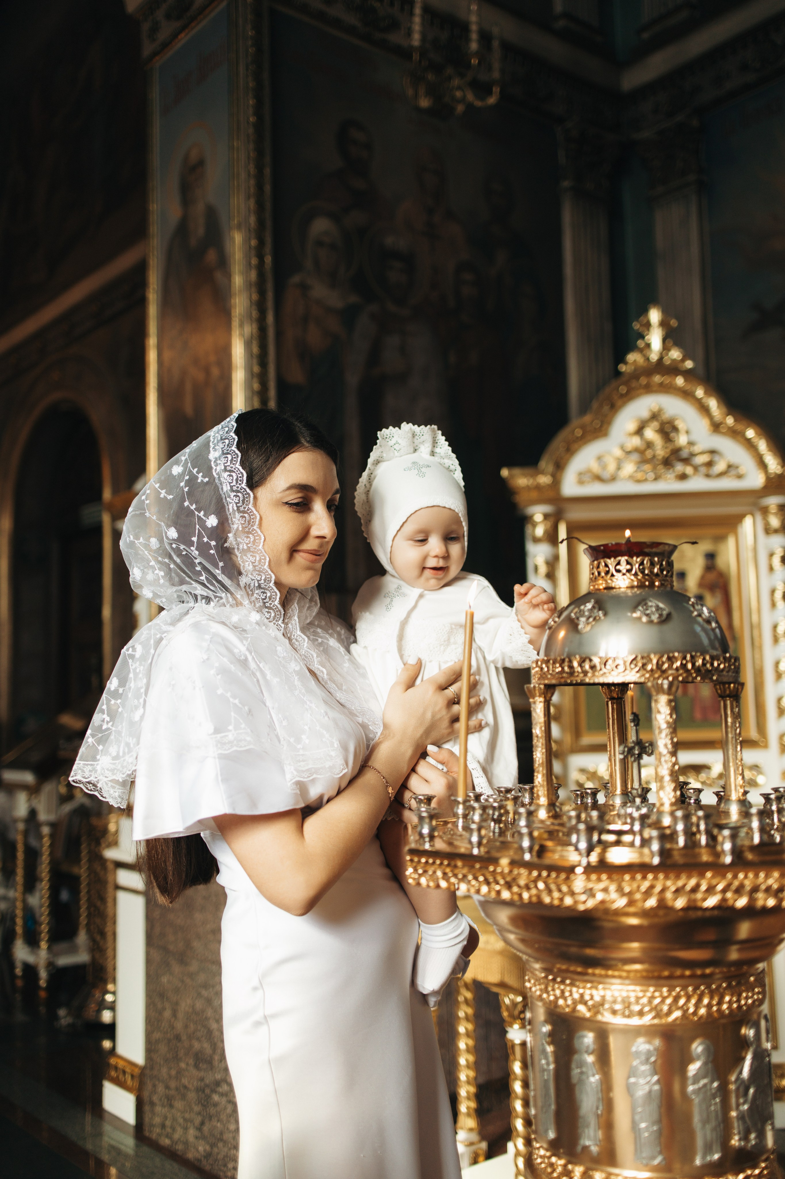 Крещение Арины. Самый теплый фотограф в Краснодаре Рябоконь Ксения