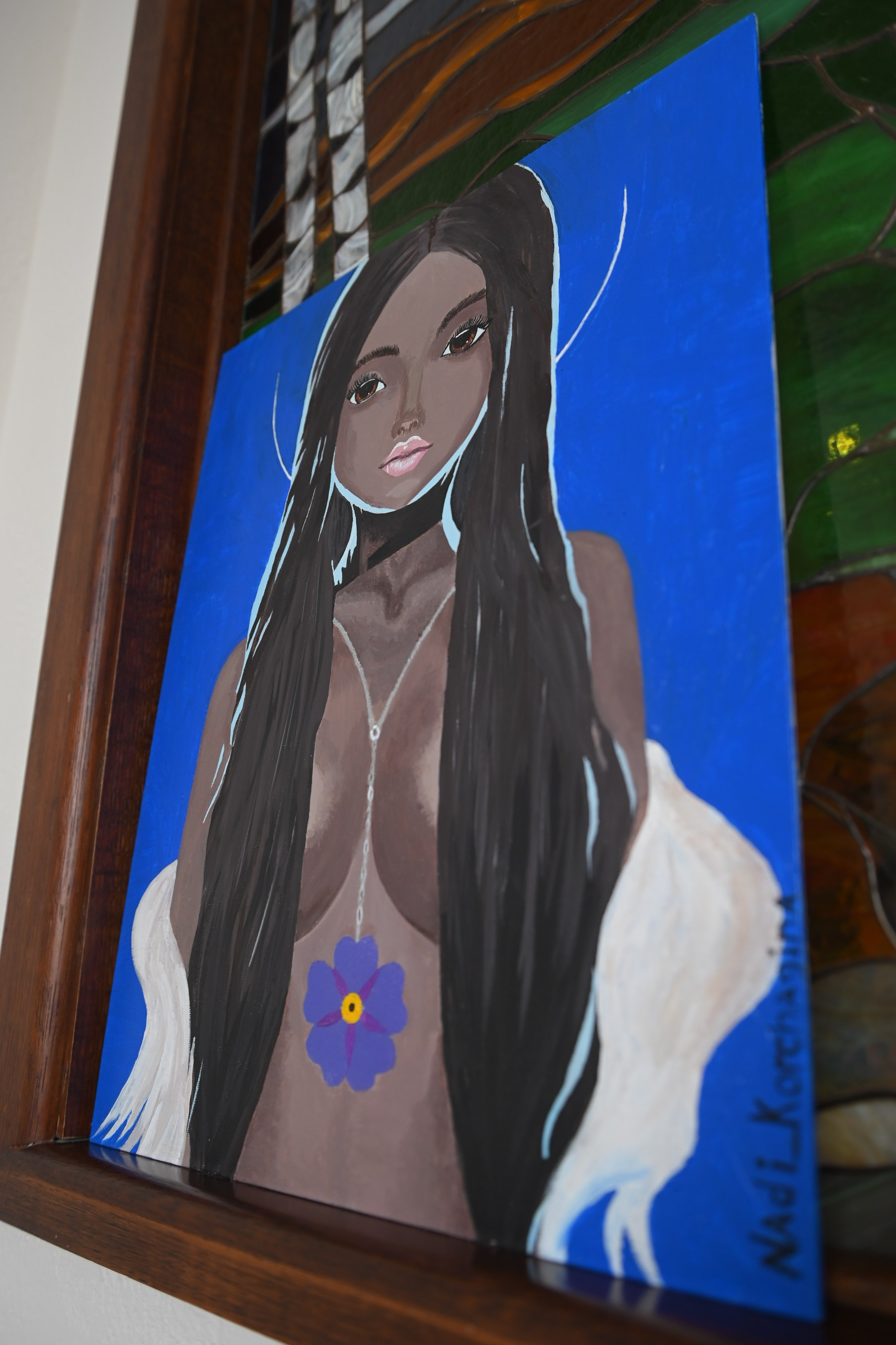 Незабудка. Художник интерьерных картин на заказ в Москве Nadi_Korchagina