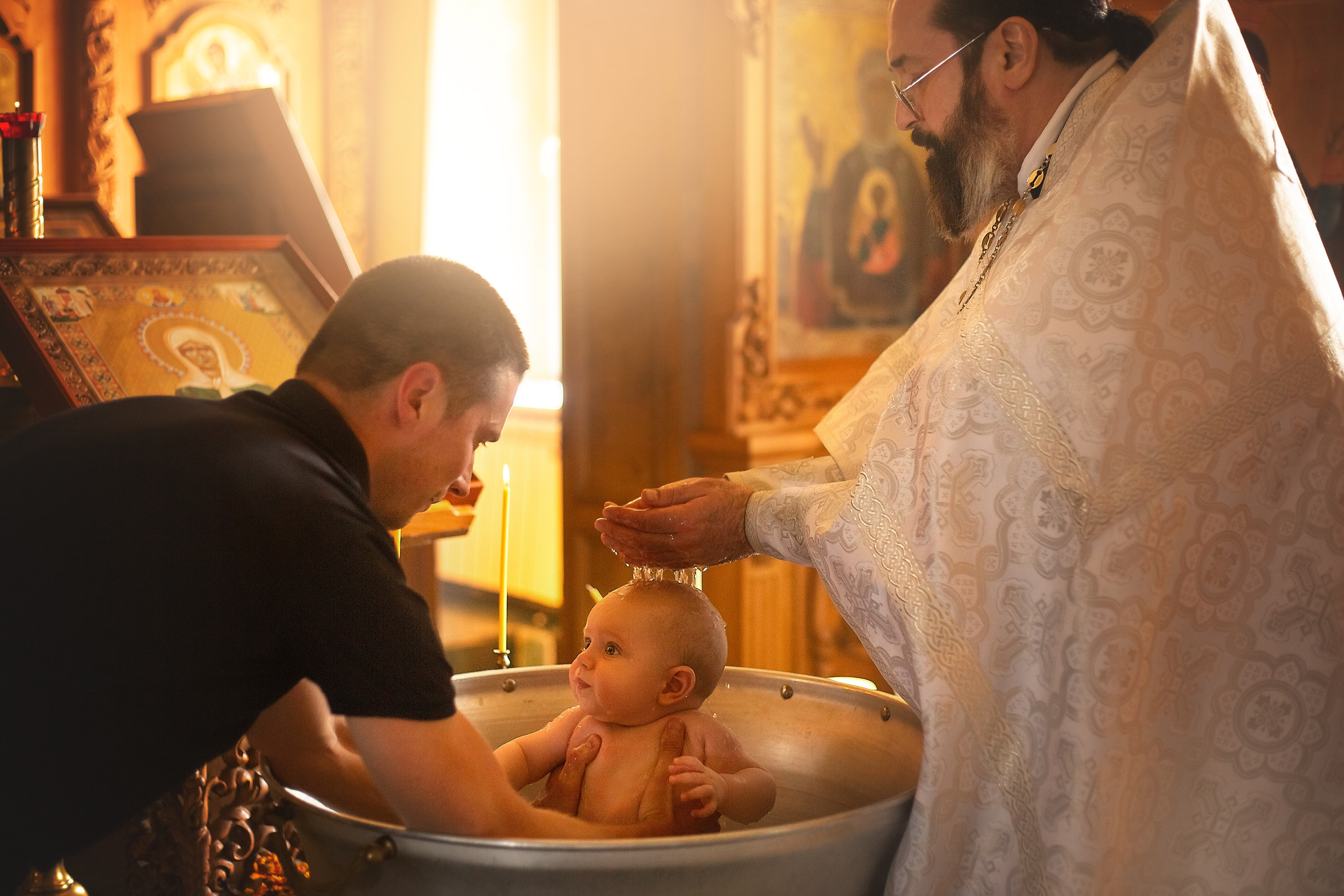 КРЕЩЕНИЕ. Фотограф Юлия Бусыгина