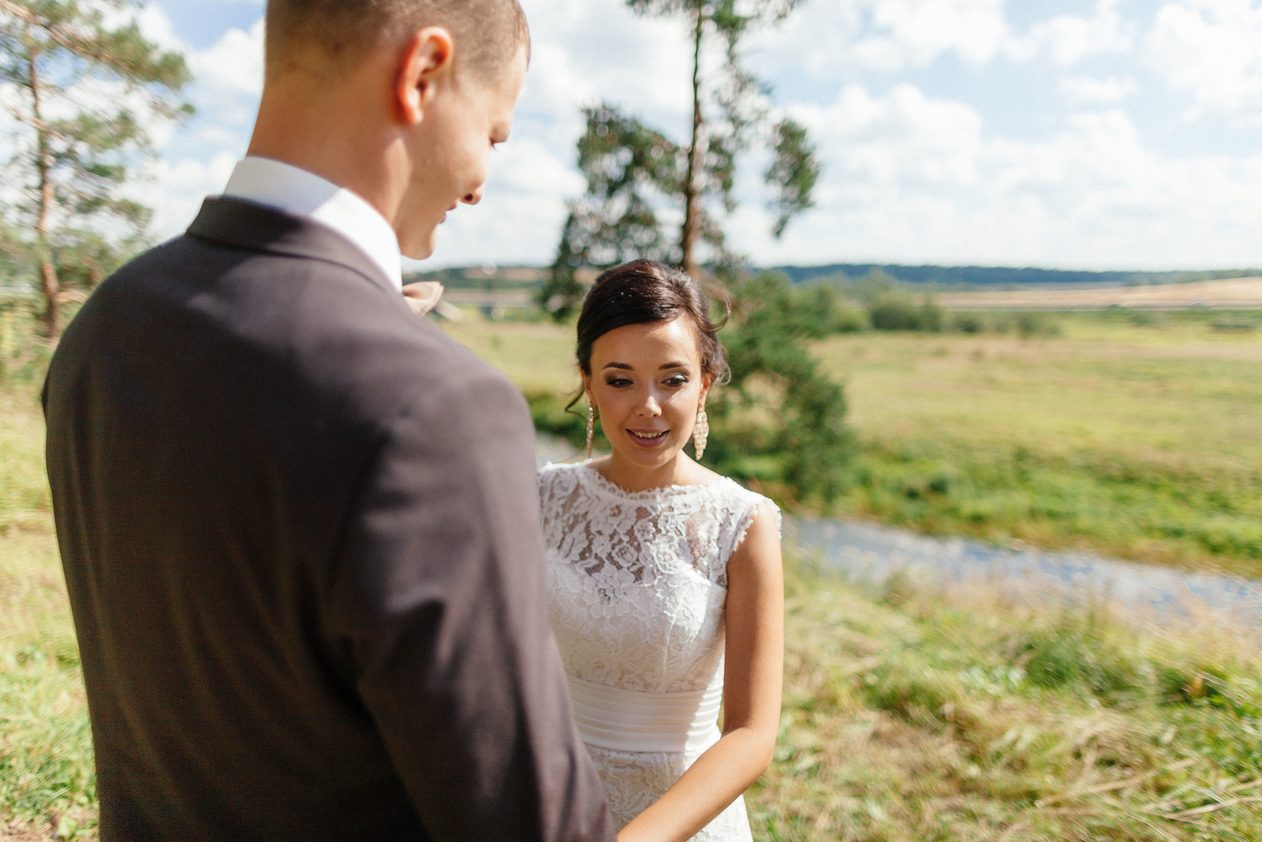 Загородная сьемка свадьбы в лесу. Олег Сверчков | Свадебный фотограф Вологда