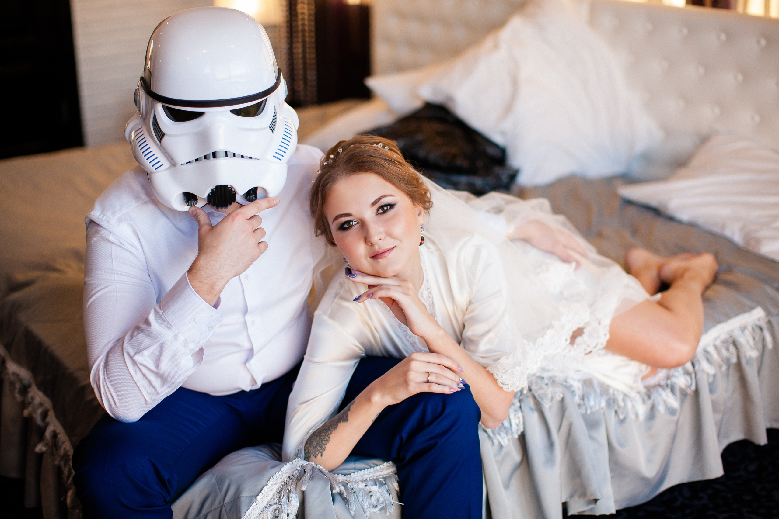 Свадебная сьемка в стиле Звездные Войны в декабре. Олег Сверчков | Свадебный фотограф Вологда