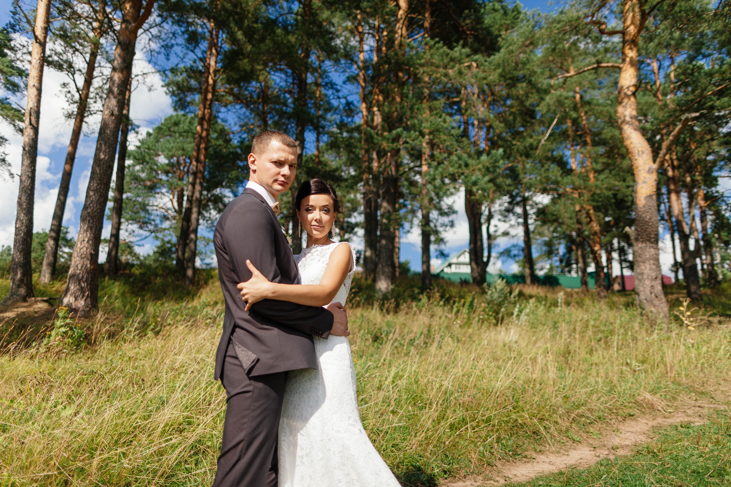 Загородная сьемка свадьбы в лесу. Олег Сверчков | Свадебный фотограф Вологда