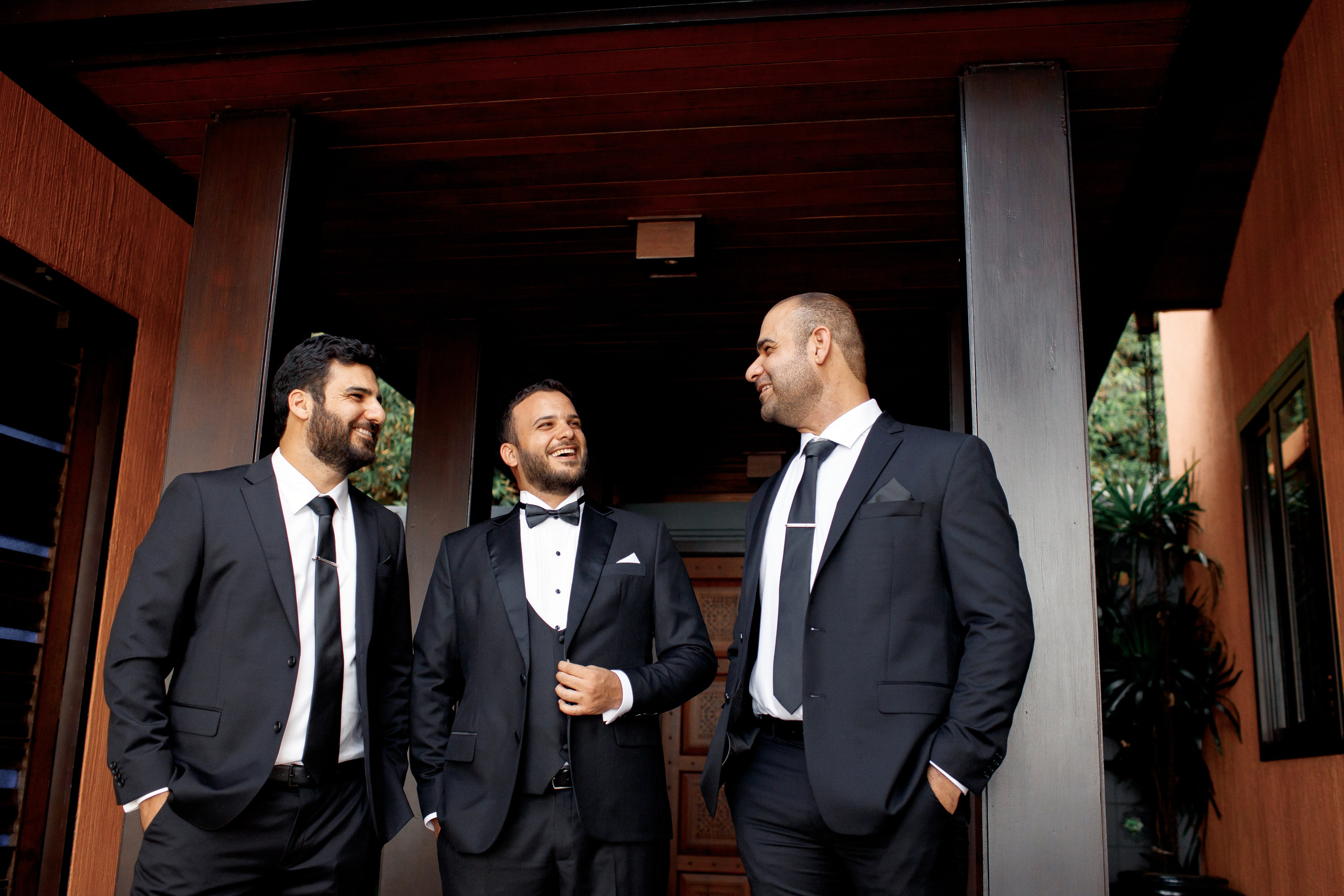 Жених с друзьями на вилле Пхукета