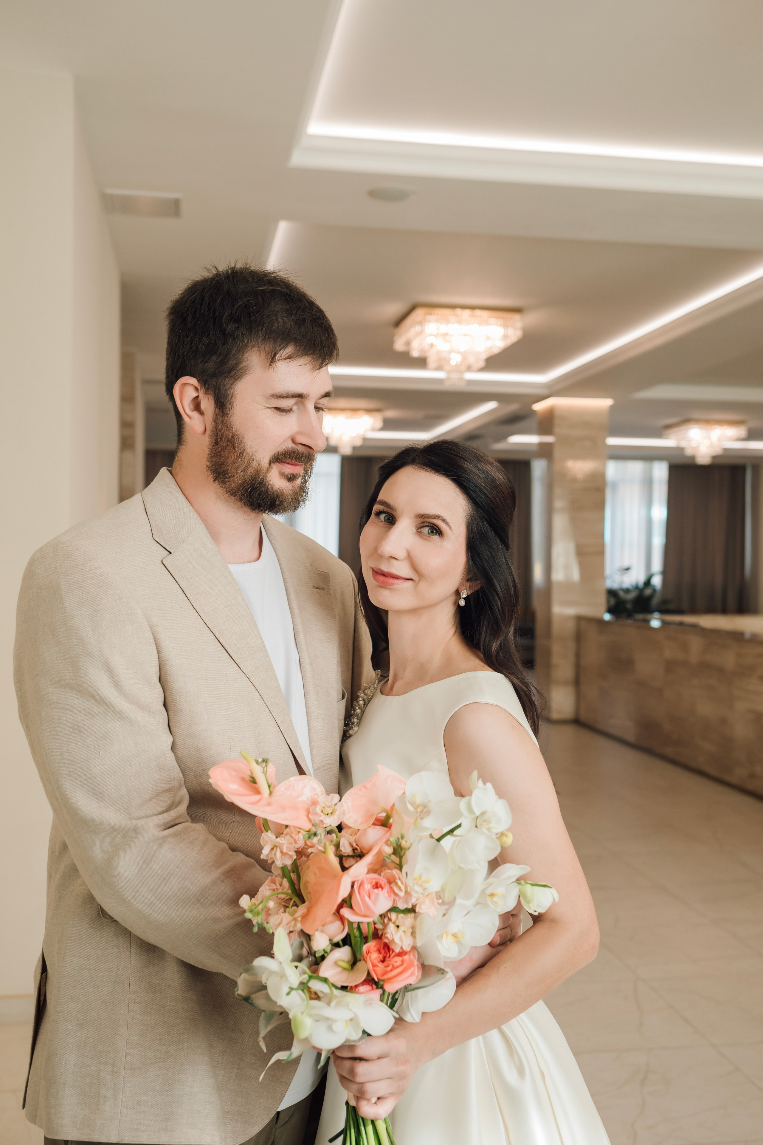 Таня и Миша. Свадьба в лофте. Свадебный и семейный фотограф в Москве Евгения Лисина